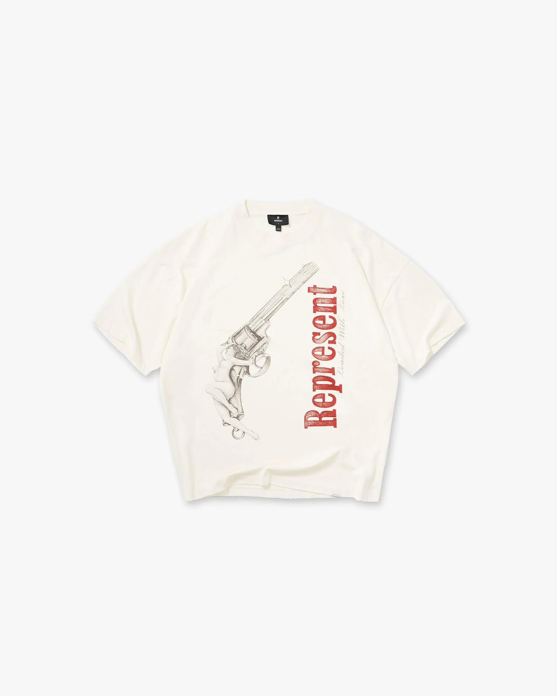 Represent Loaded With Love Tee - Buttercream - Image 4