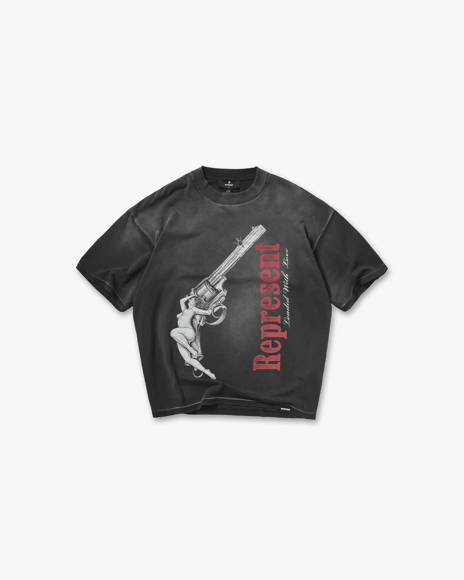 Represent Loaded With Love Tee - Stained Black - Image 4