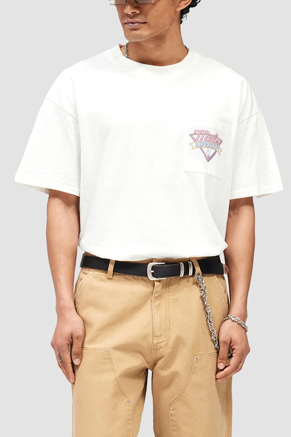 Represent Mel's Diner Tee - Flat White