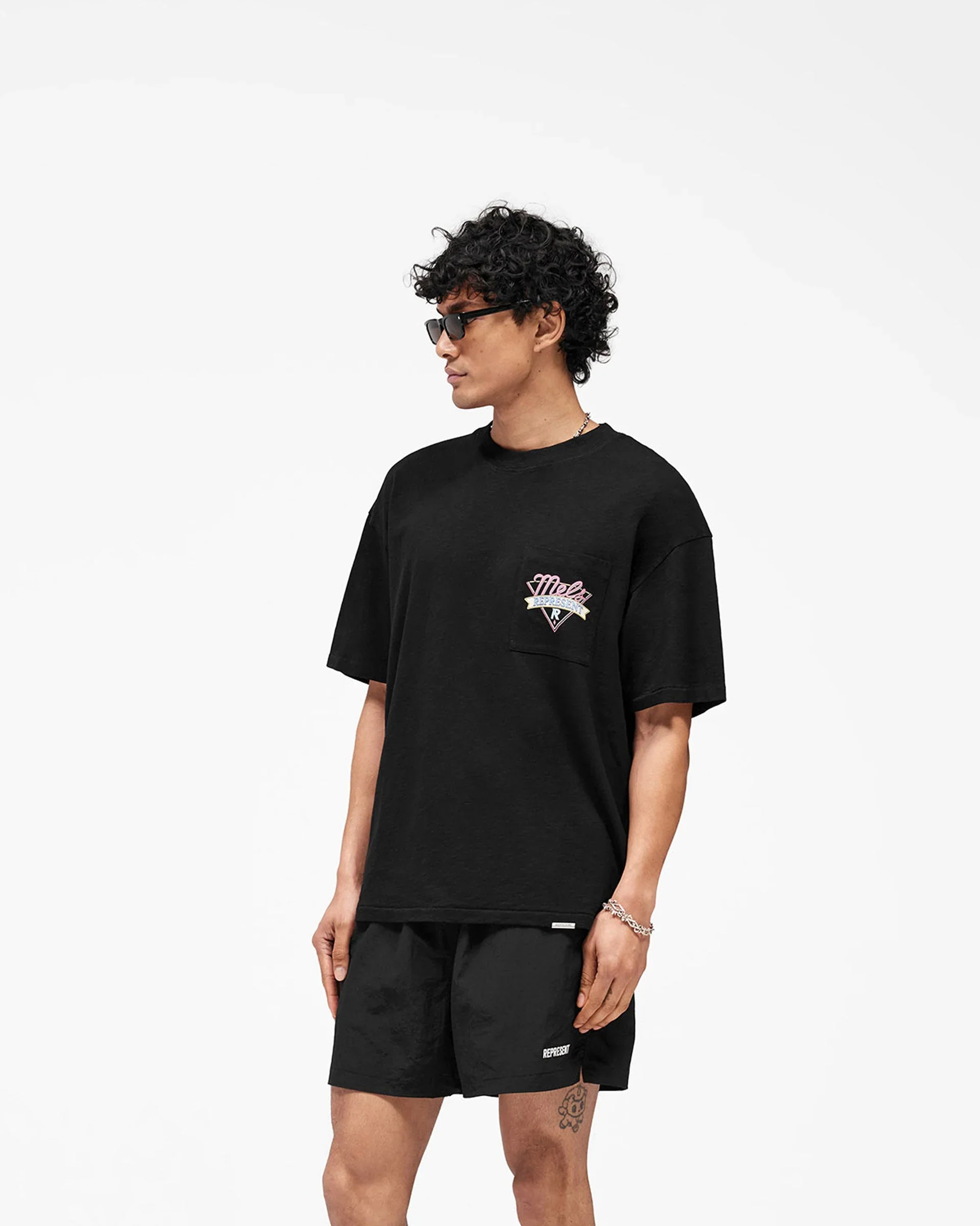 Represent Mel's Diner Tee - Jet Black - Image 2