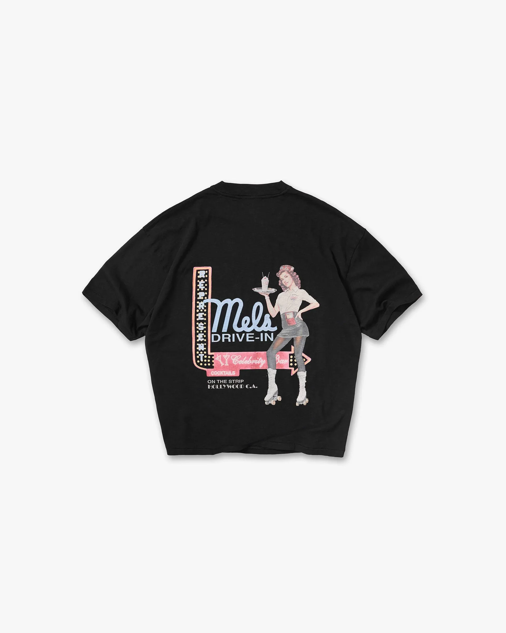 Represent Mel's Diner Tee - Jet Black - Image 5