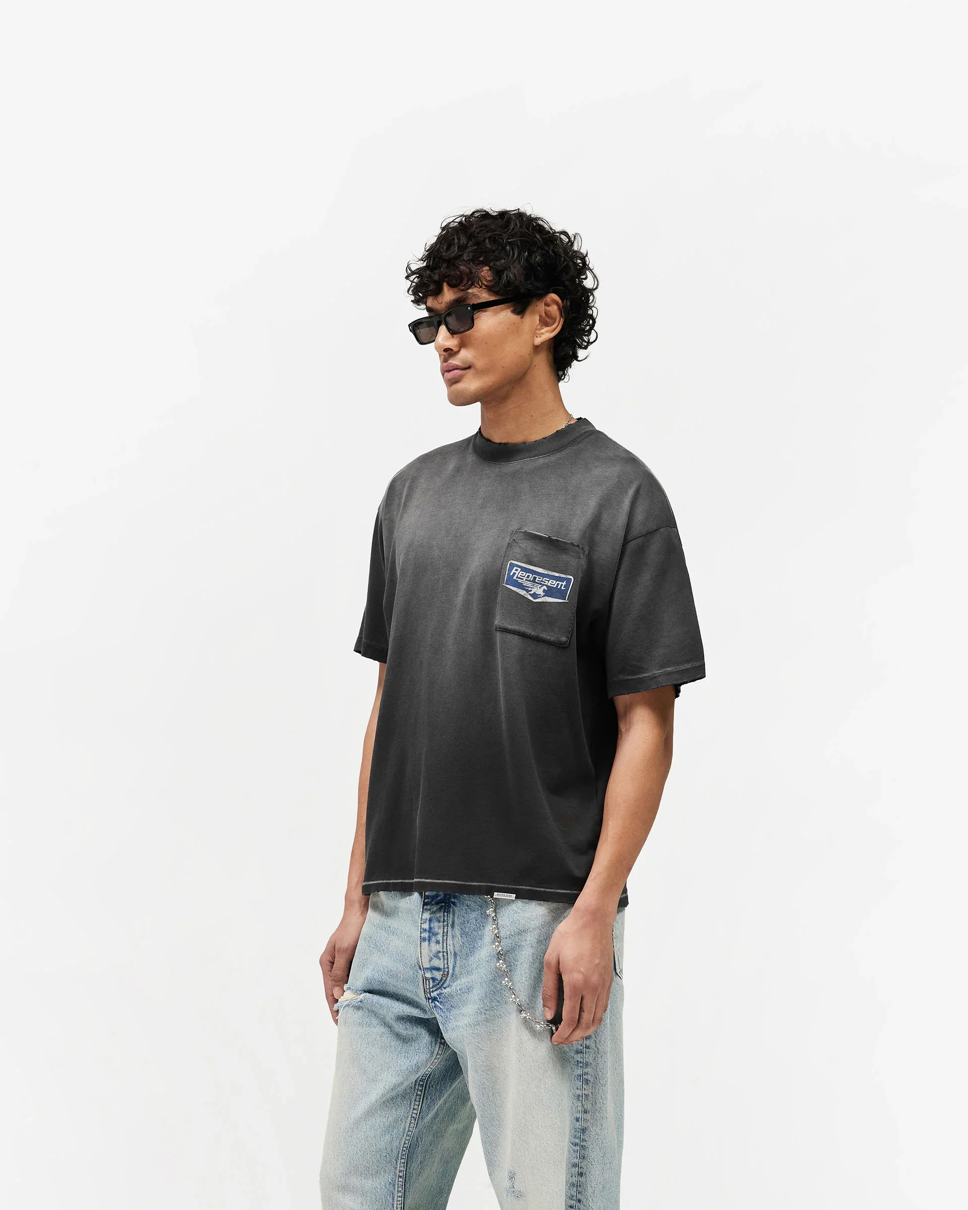 Represent Nothing Faster Tee - Stained Black - Image 2