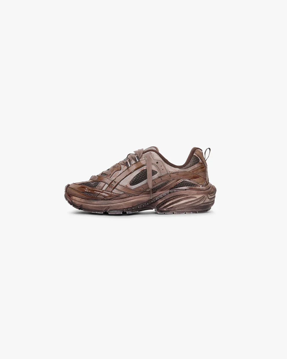 Represent Storm Runner-Dip Sneakers - Chocolate - Image 3