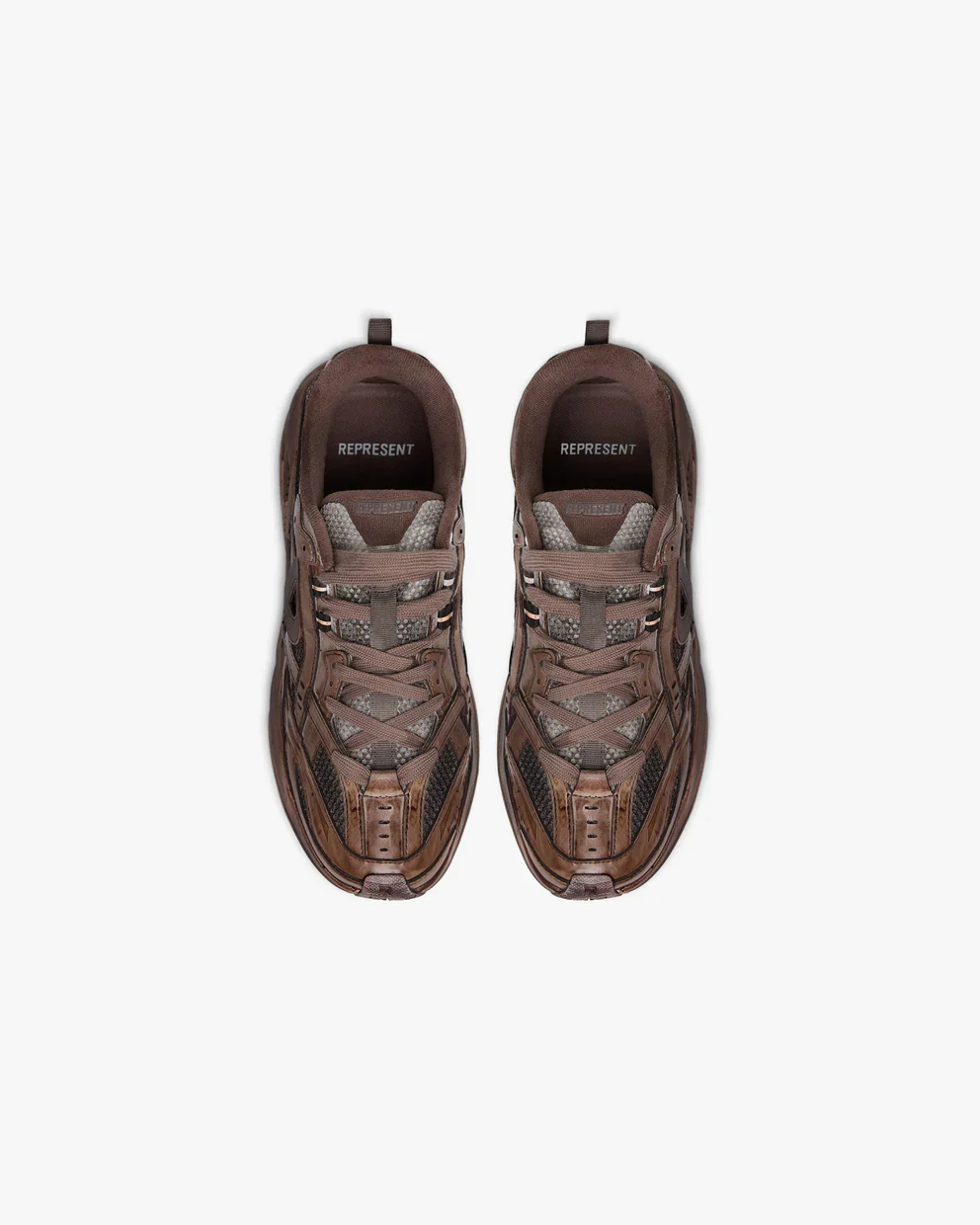 Represent Storm Runner-Dip Sneakers - Chocolate - Image 5