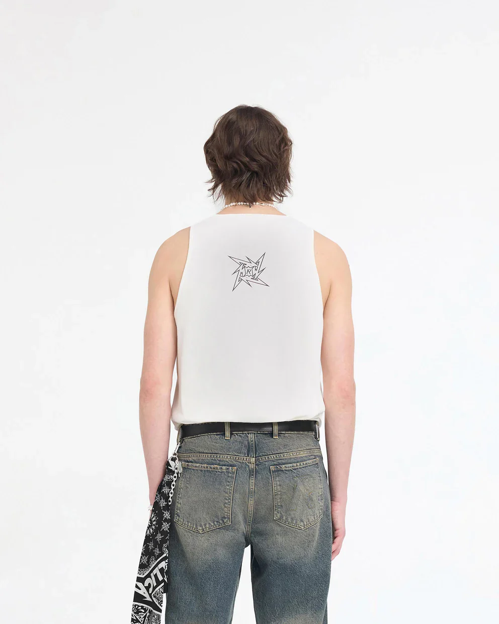 Represent x Metallica 40 Year Tank - Flat White - Image 3