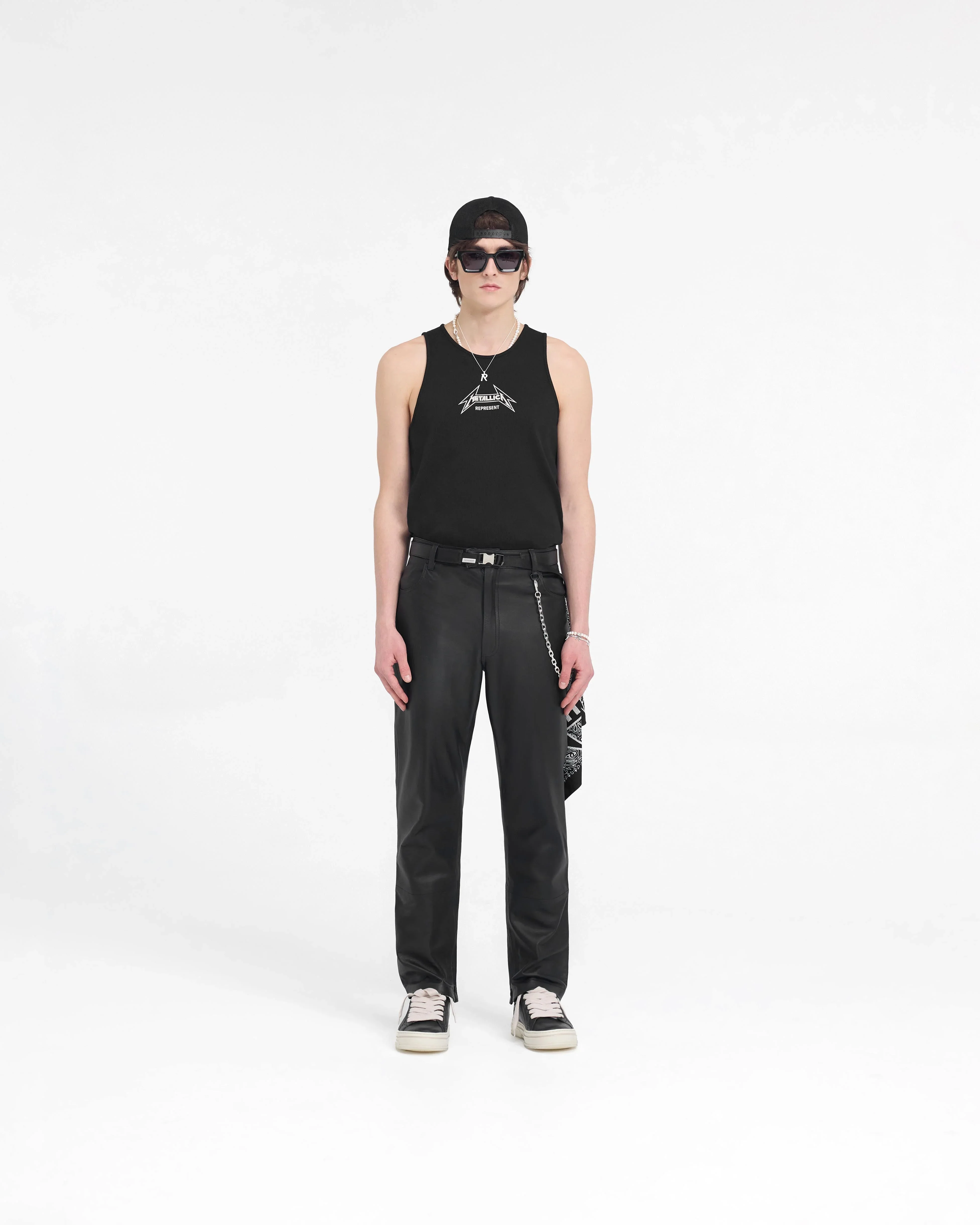 Represent x Metallica 40 Year Tank - Jet Black - Image 4