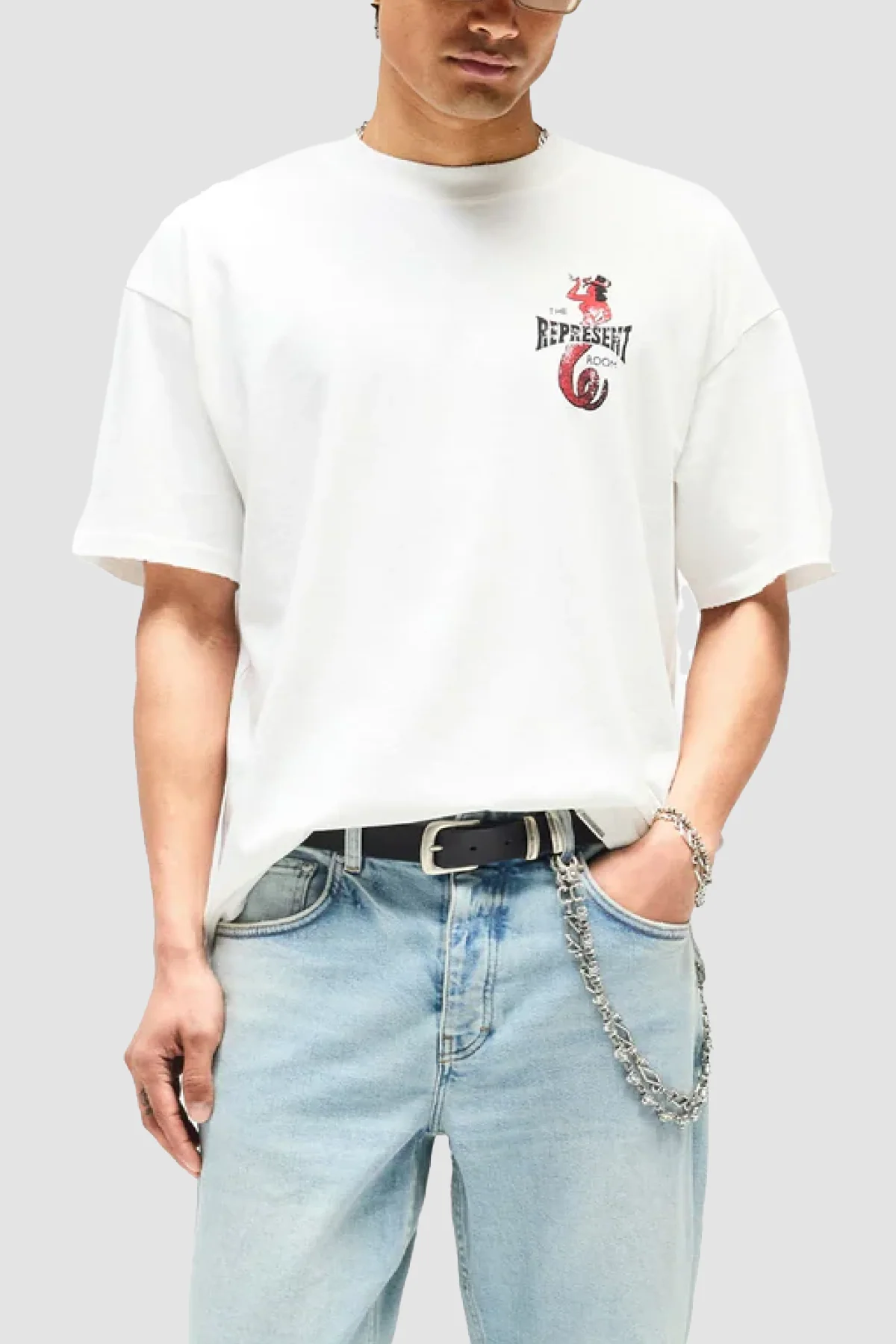Represent x The Viper Room Dice Tee - Flat White