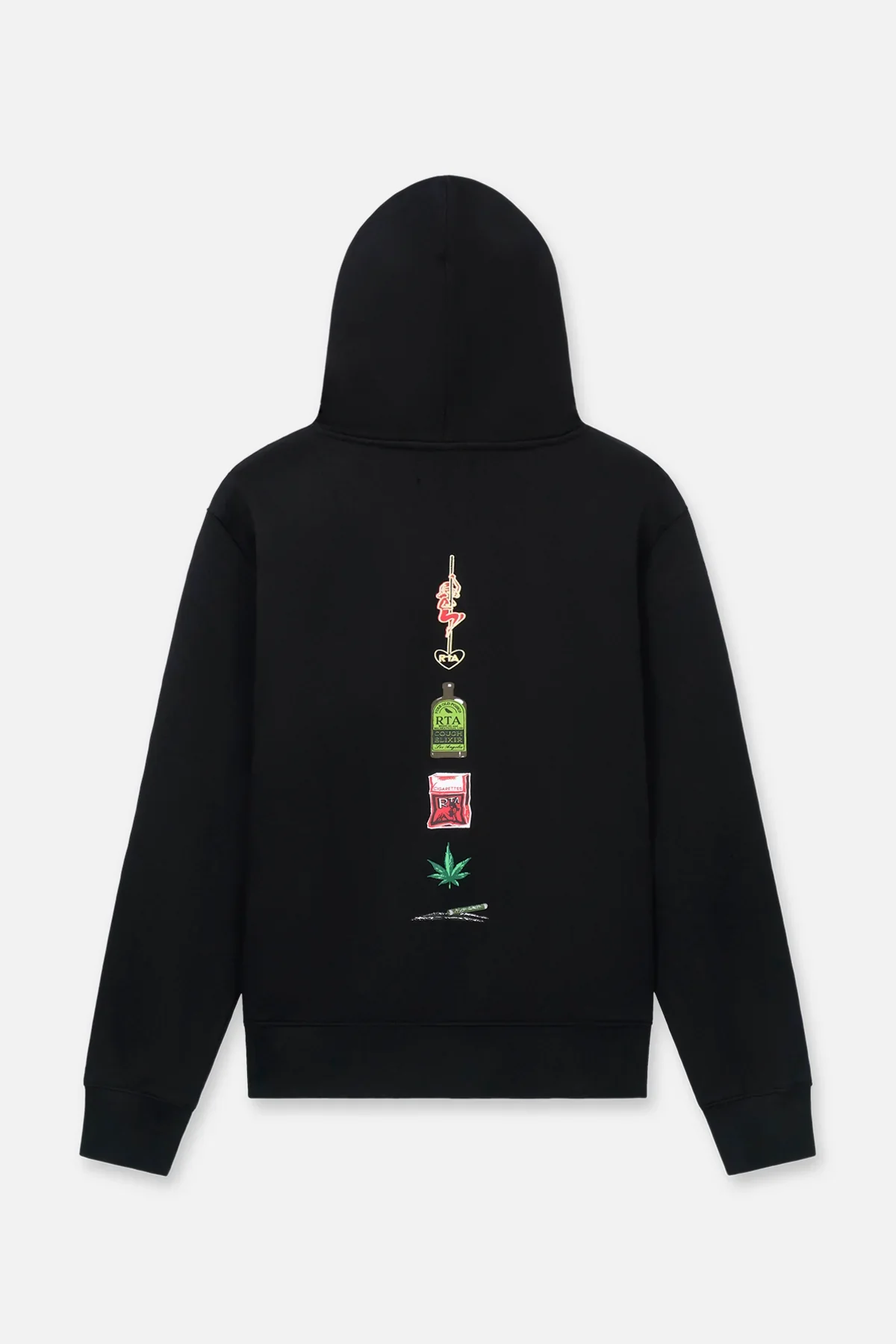 RTA Dion Contraband Hoodie - Black - Image 2