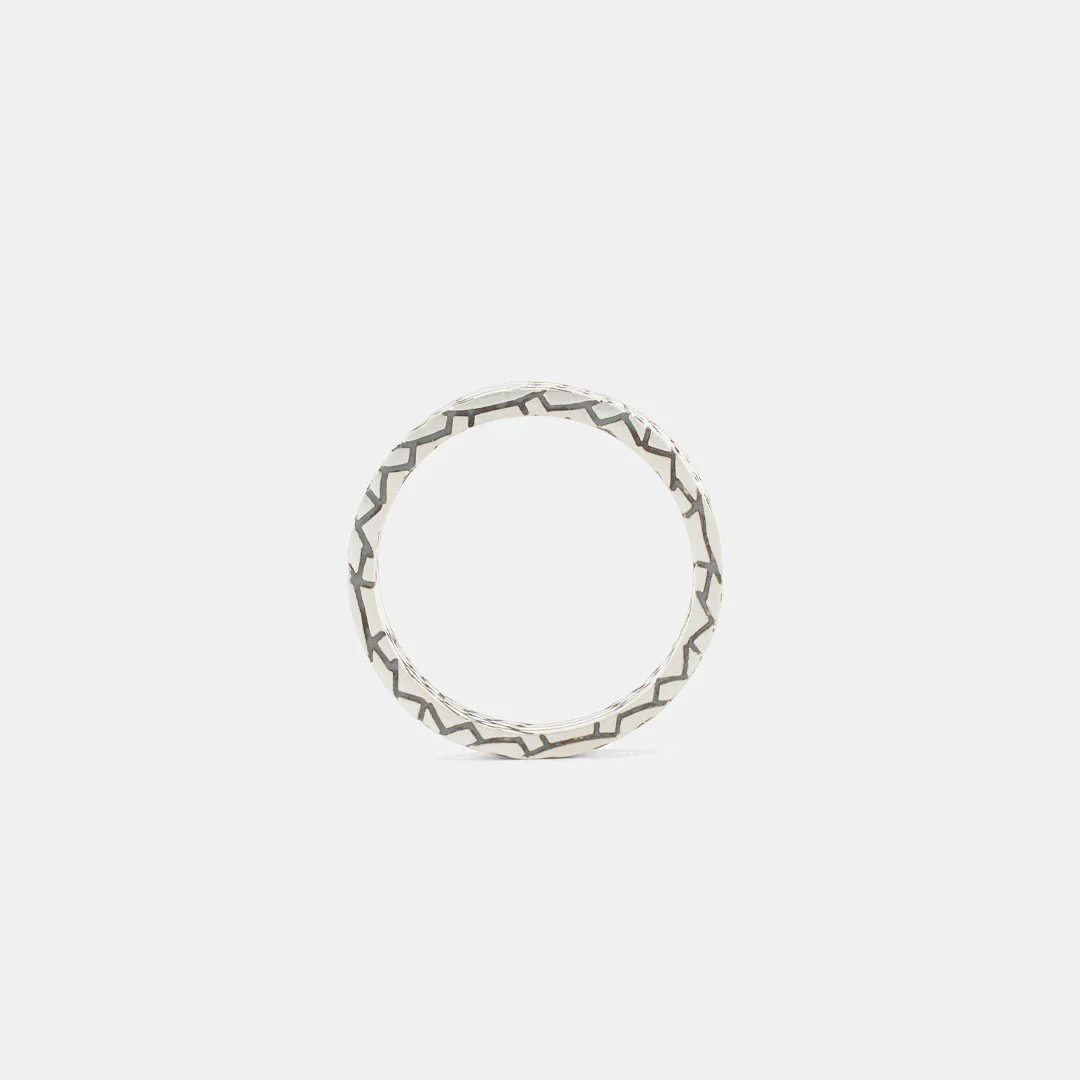 Serge DeNimes Snake Skin Ring - Silver - Image 3