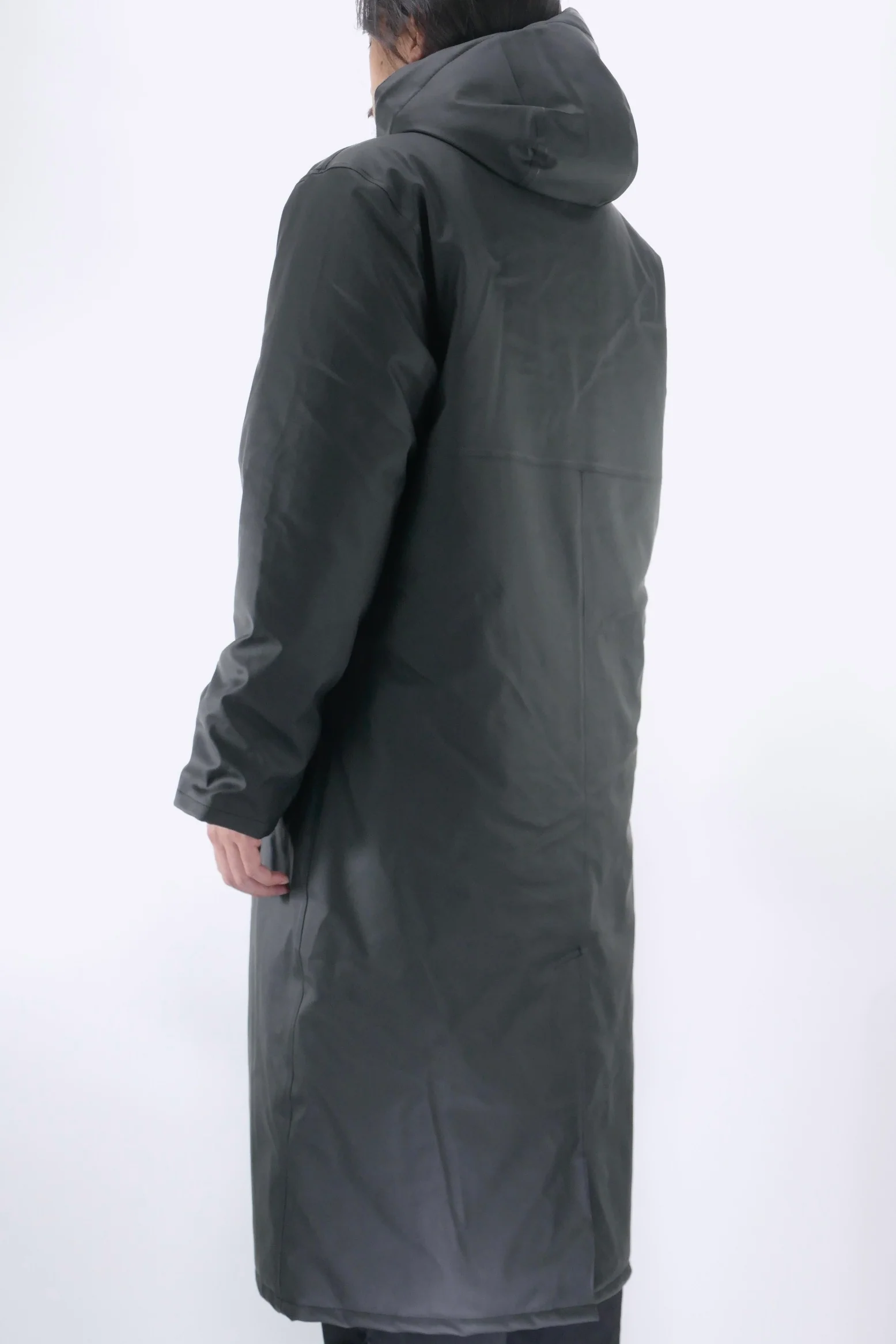 Stutterheim Long Winter Jacket - Black - Image 3