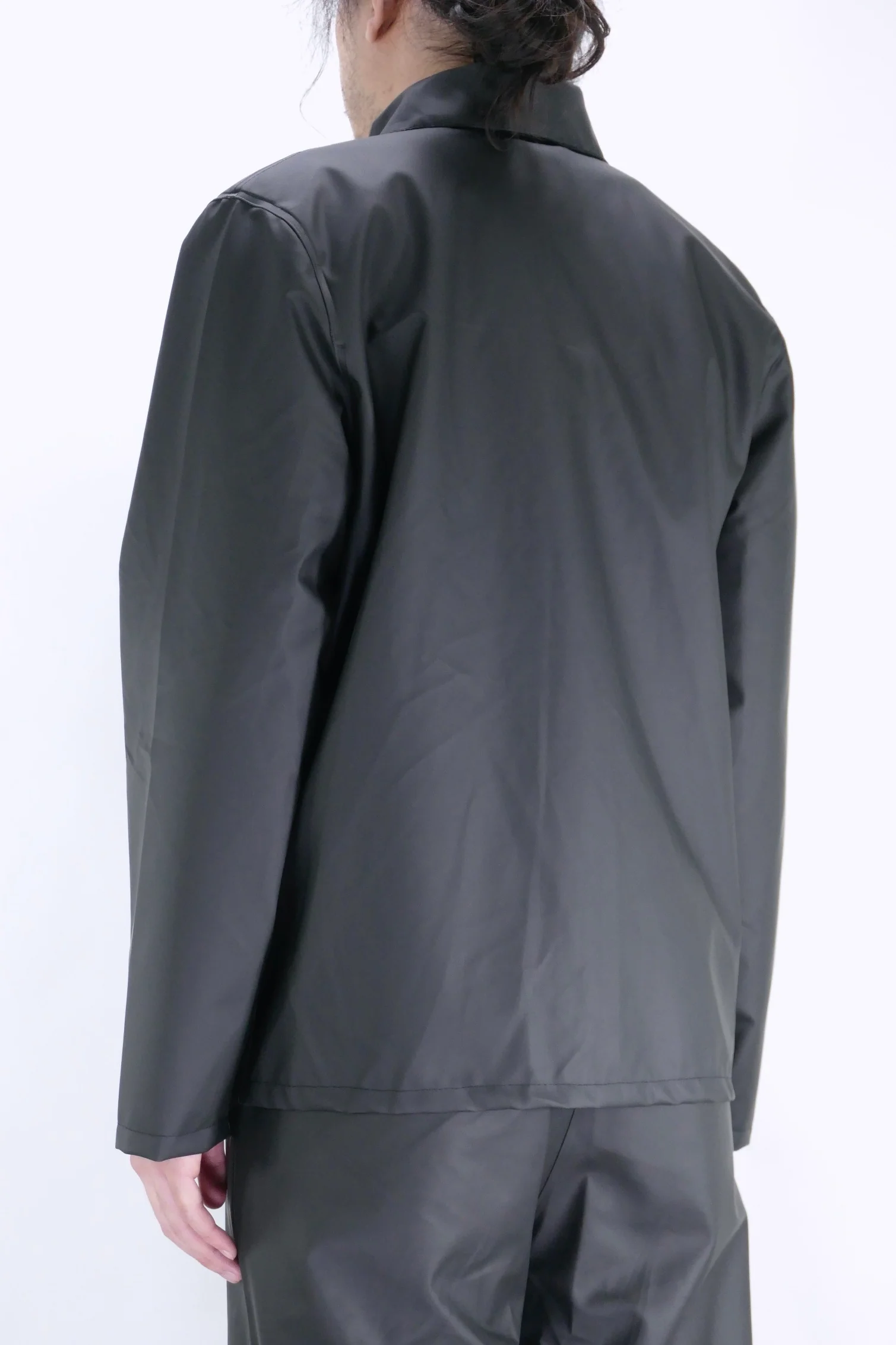 Stutterheim Notting Hill Lightweight Overshirt - Black - Image 3