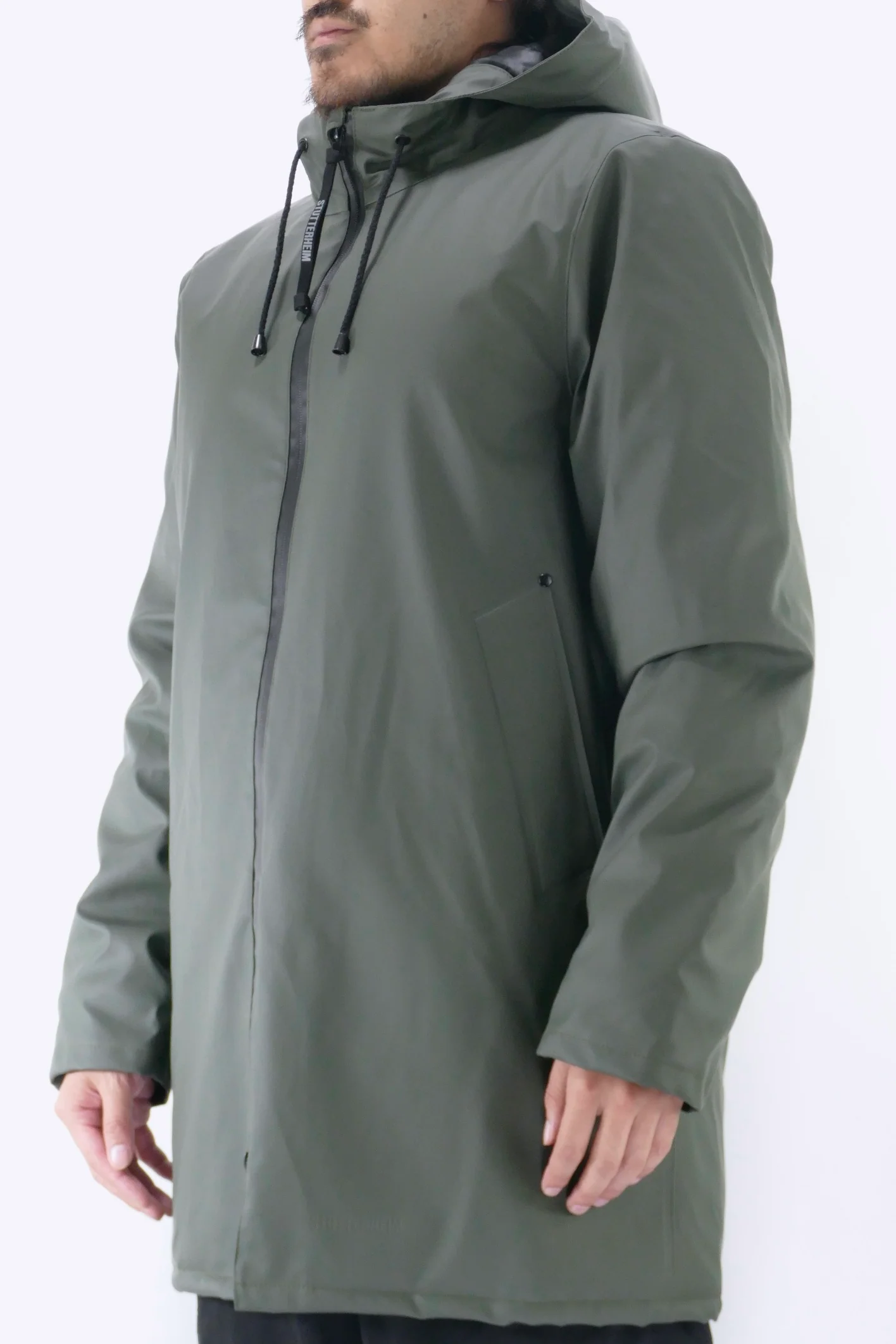Stutterheim Stockholm Winter Jacket - Green - Image 2