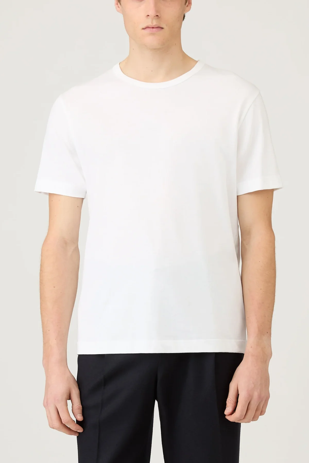 Sunspel Regular Fit Jersey T-Shirt - White
