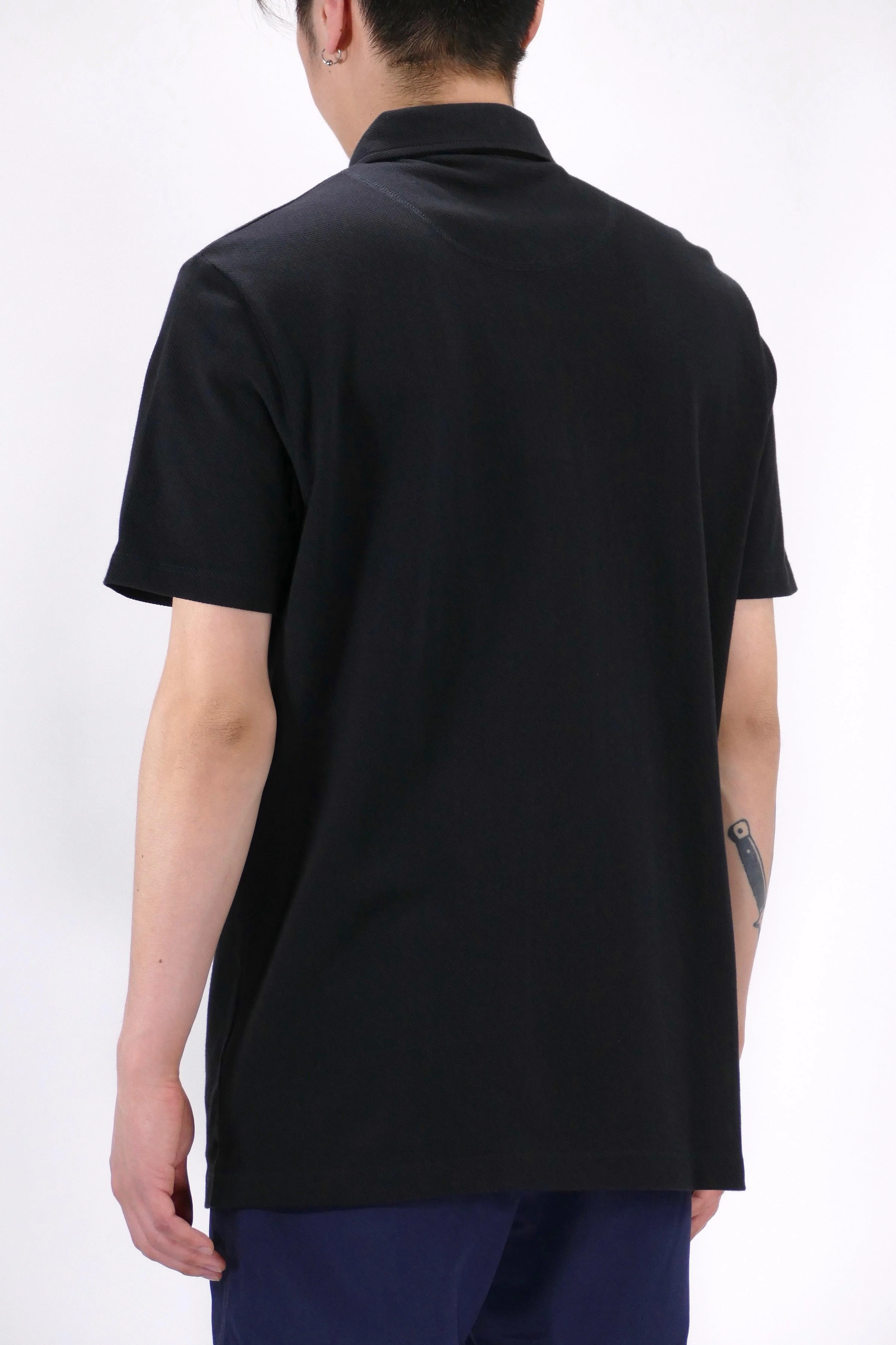 Sunspel Riviera Polo - Black - Image 5