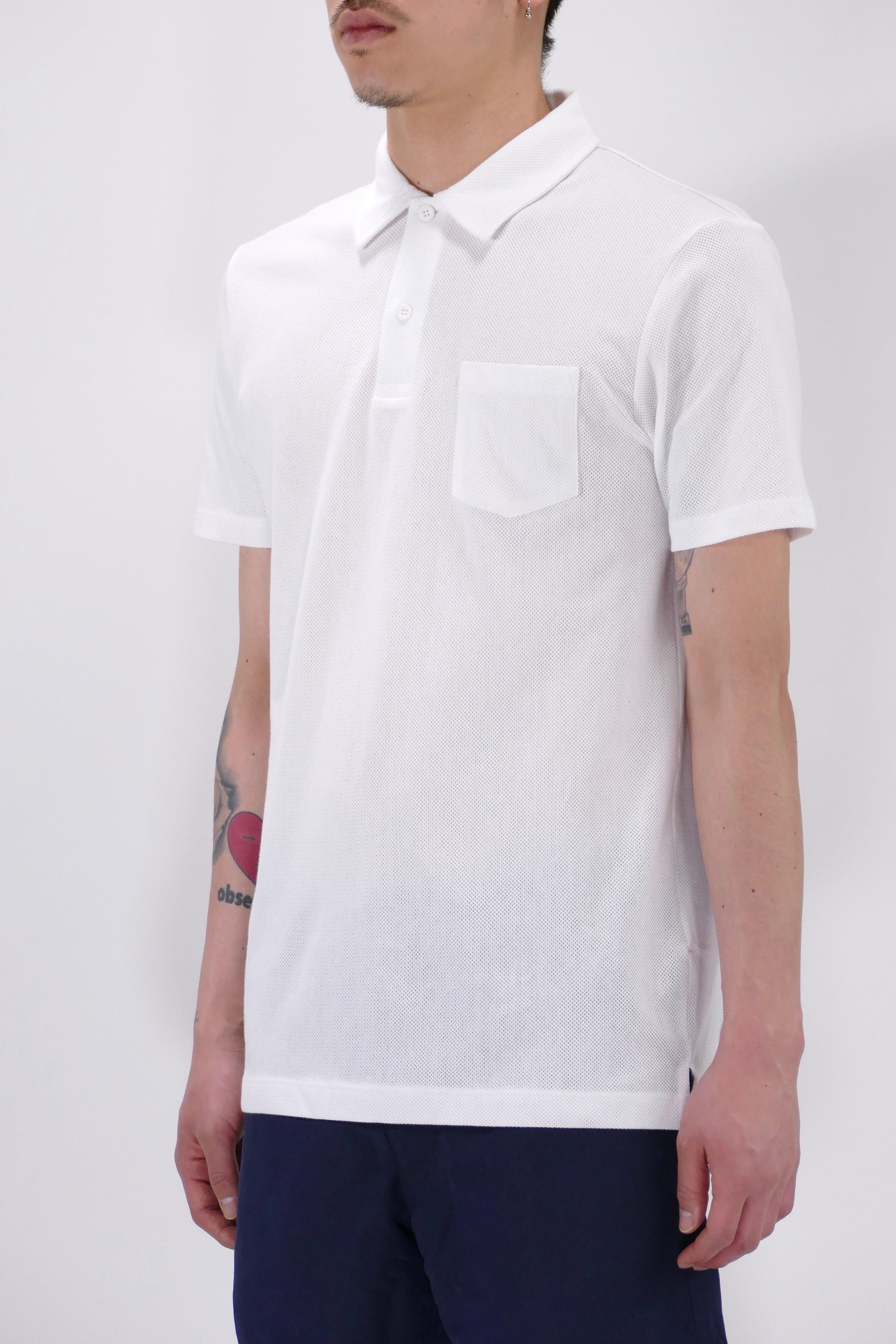 Sunspel Riviera Polo - White - Image 4