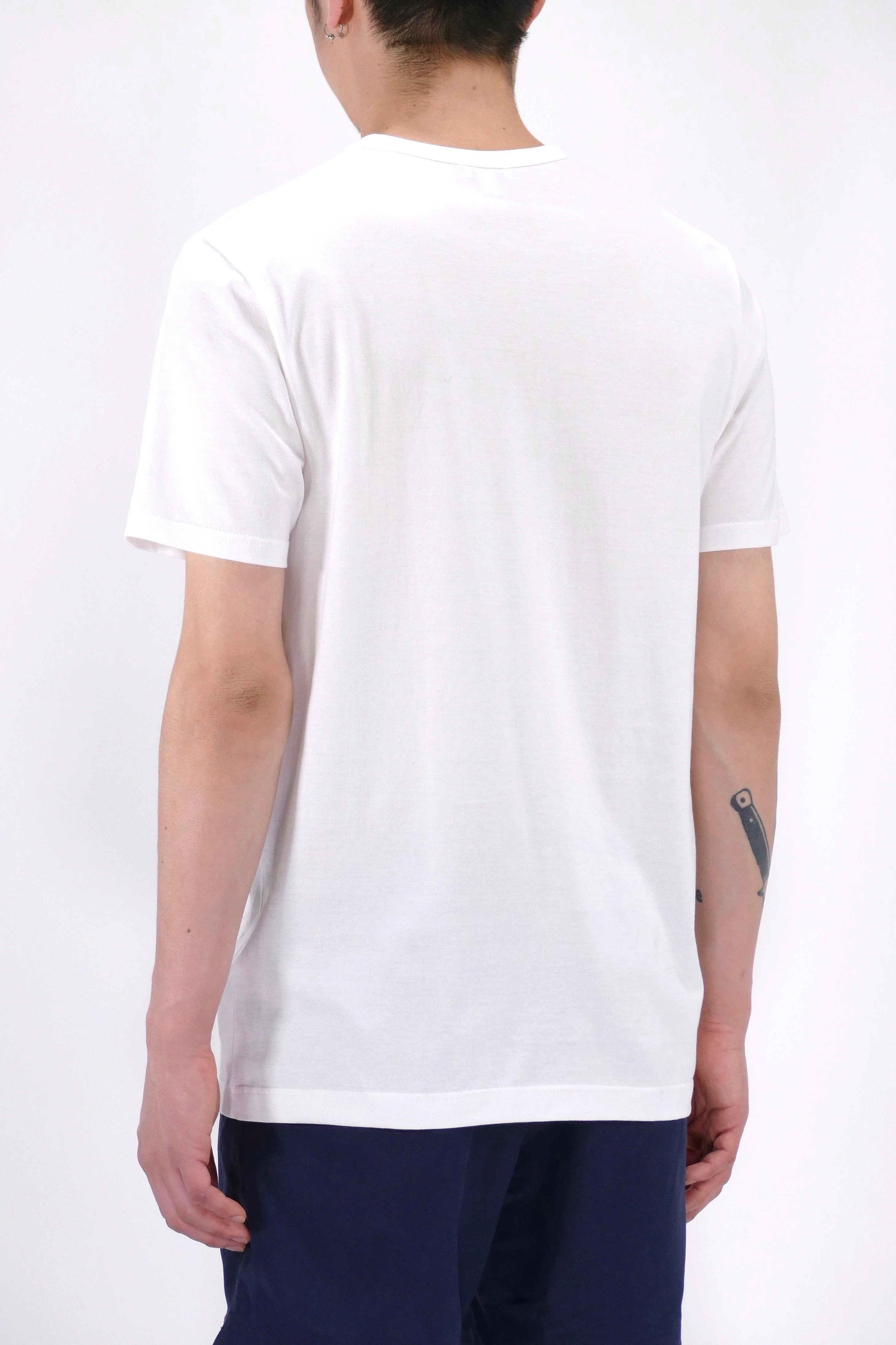 Sunspel Crew Neck T-Shirt - White - Image 4