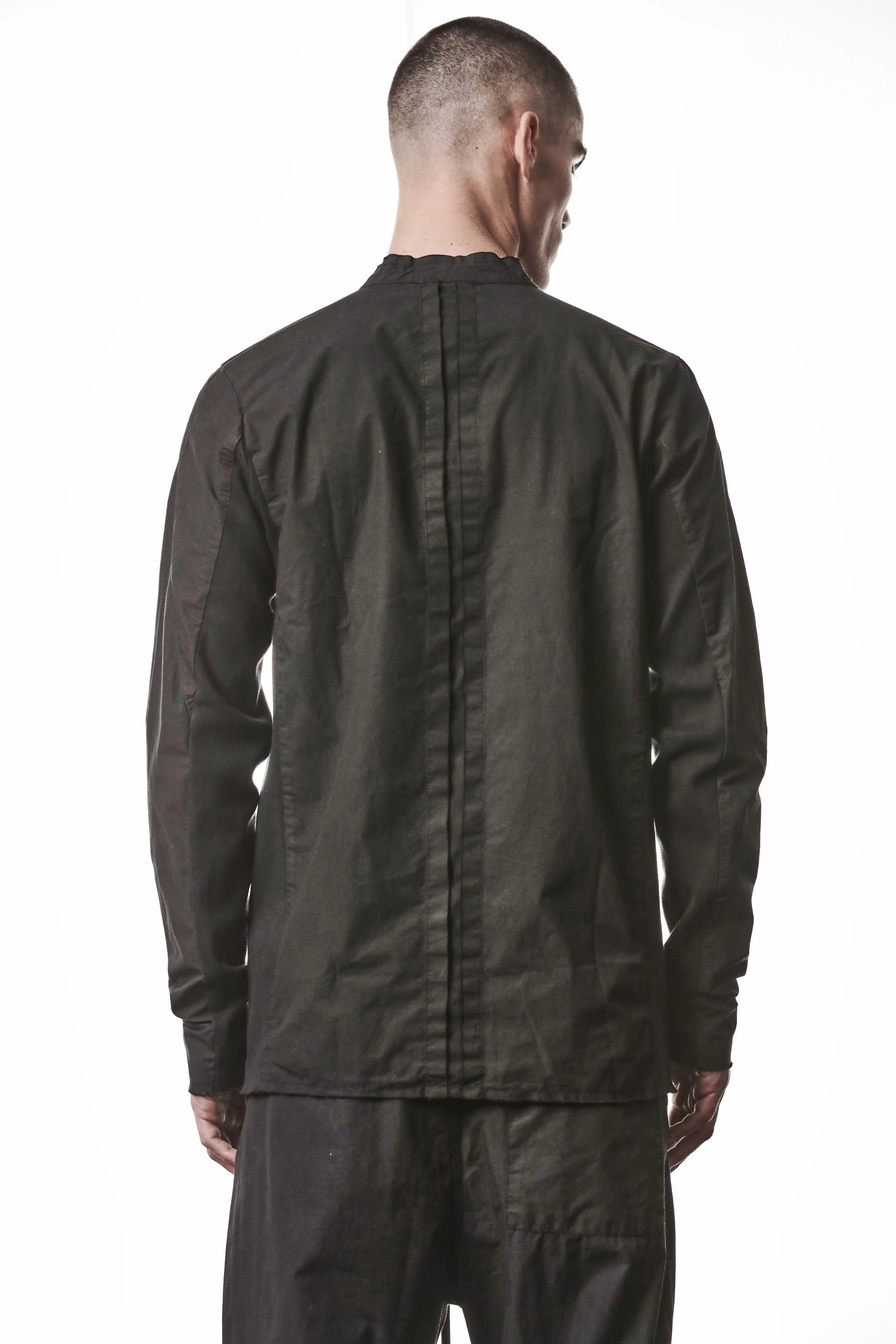thom/krom M H 178 Shirt - Black - Image 2