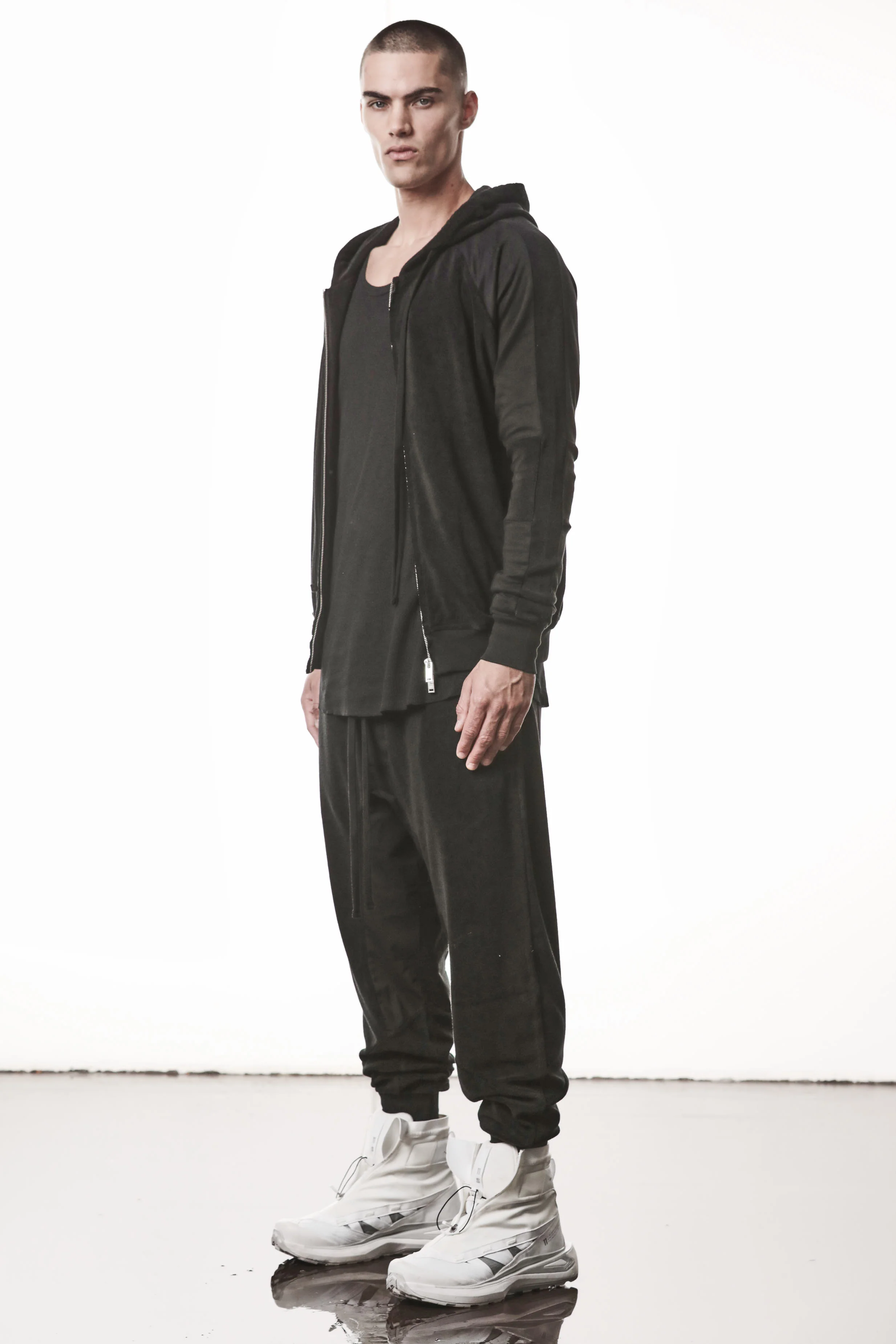 thom/krom M SJ 693 Hoodie - Black - Image 3