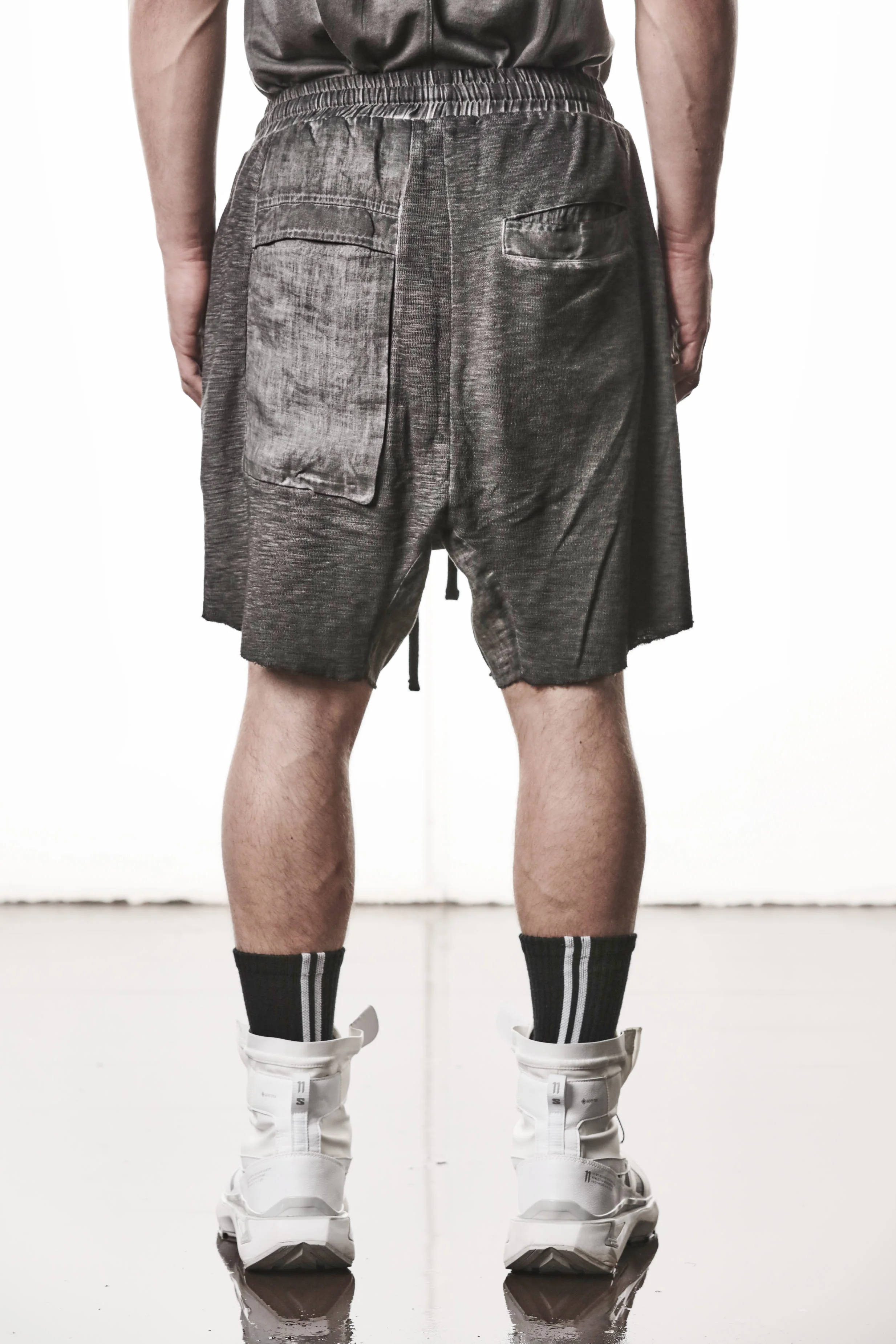 thom/krom M ST 515 Short - Cold Dye Grey - Image 3