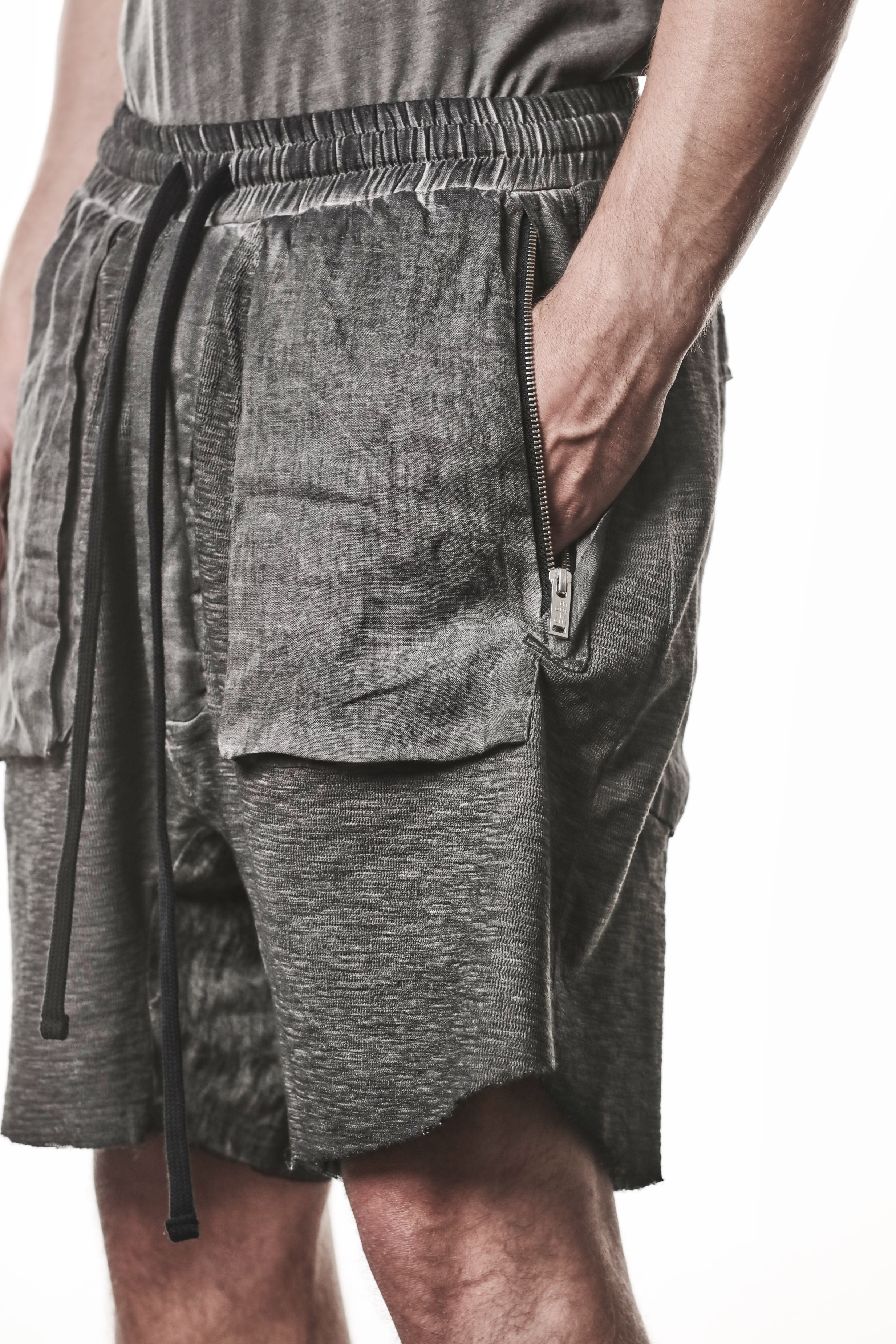 thom/krom M ST 515 Short - Cold Dye Grey - Image 4