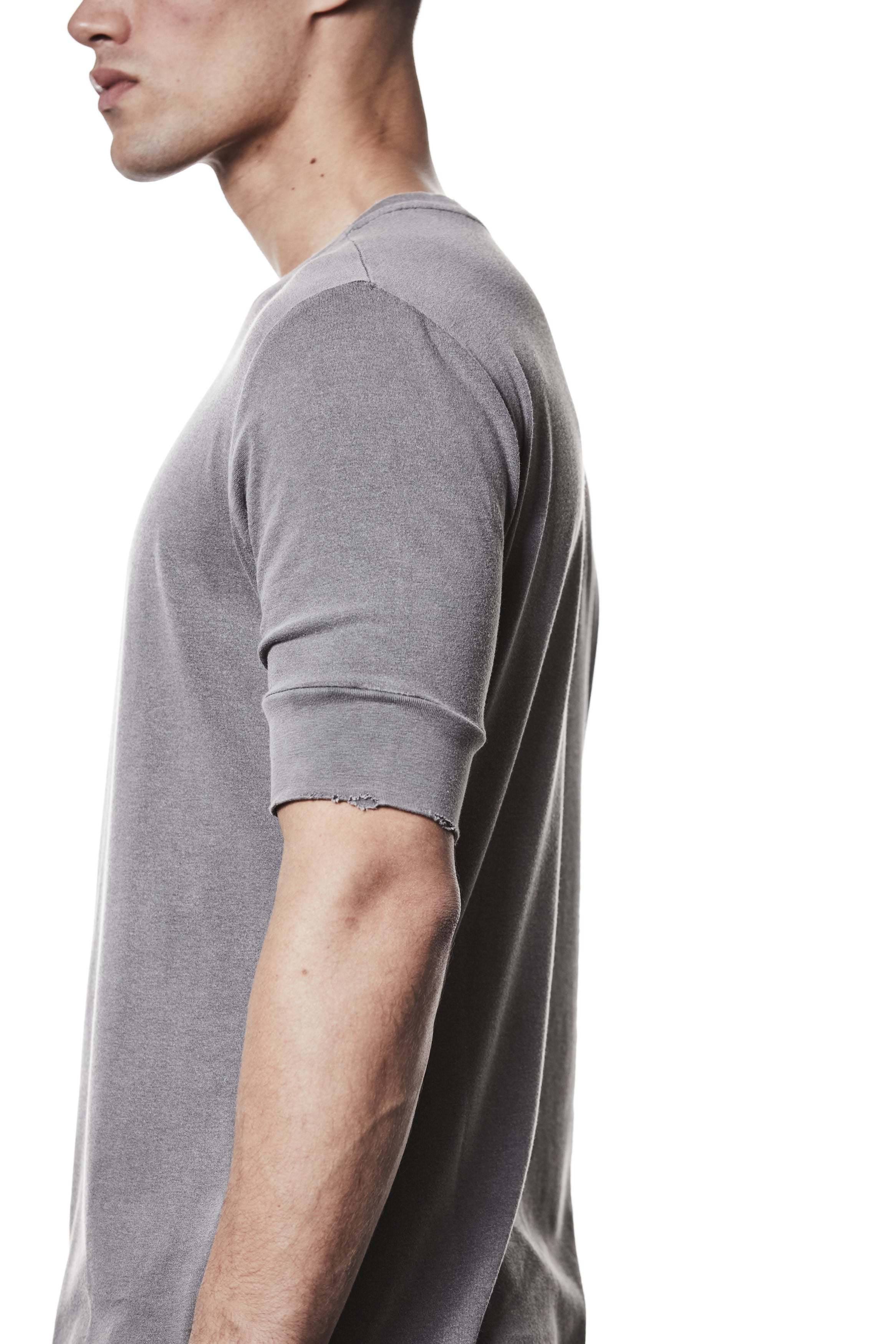 thom/krom M TS 903 Slim Tee - Used Grey - Image 2