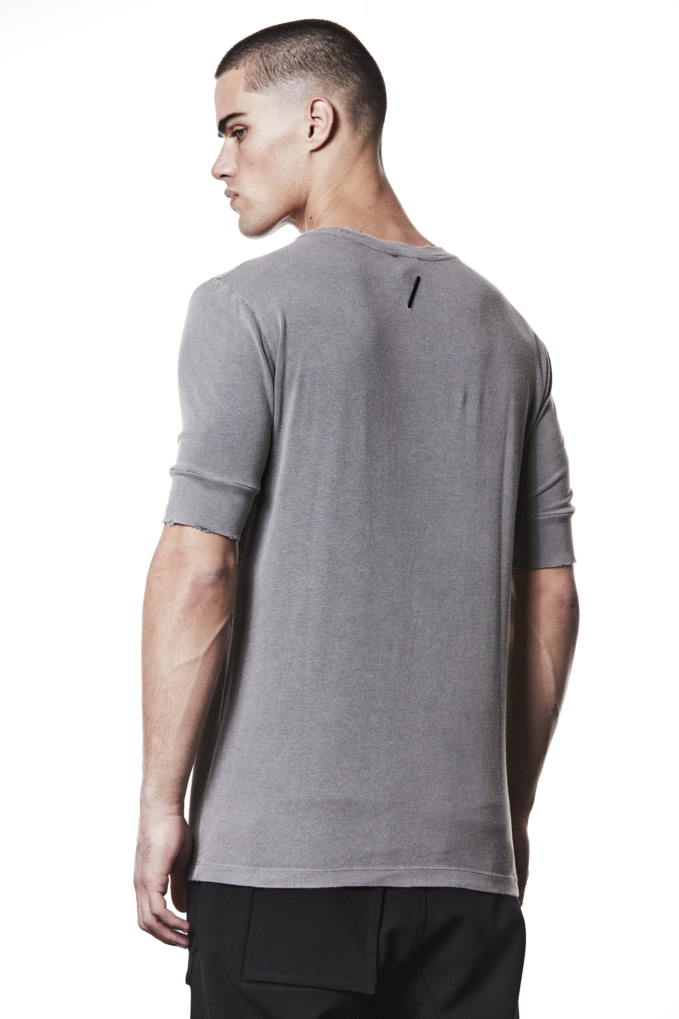 thom/krom M TS 903 Slim Tee - Used Grey - Image 3