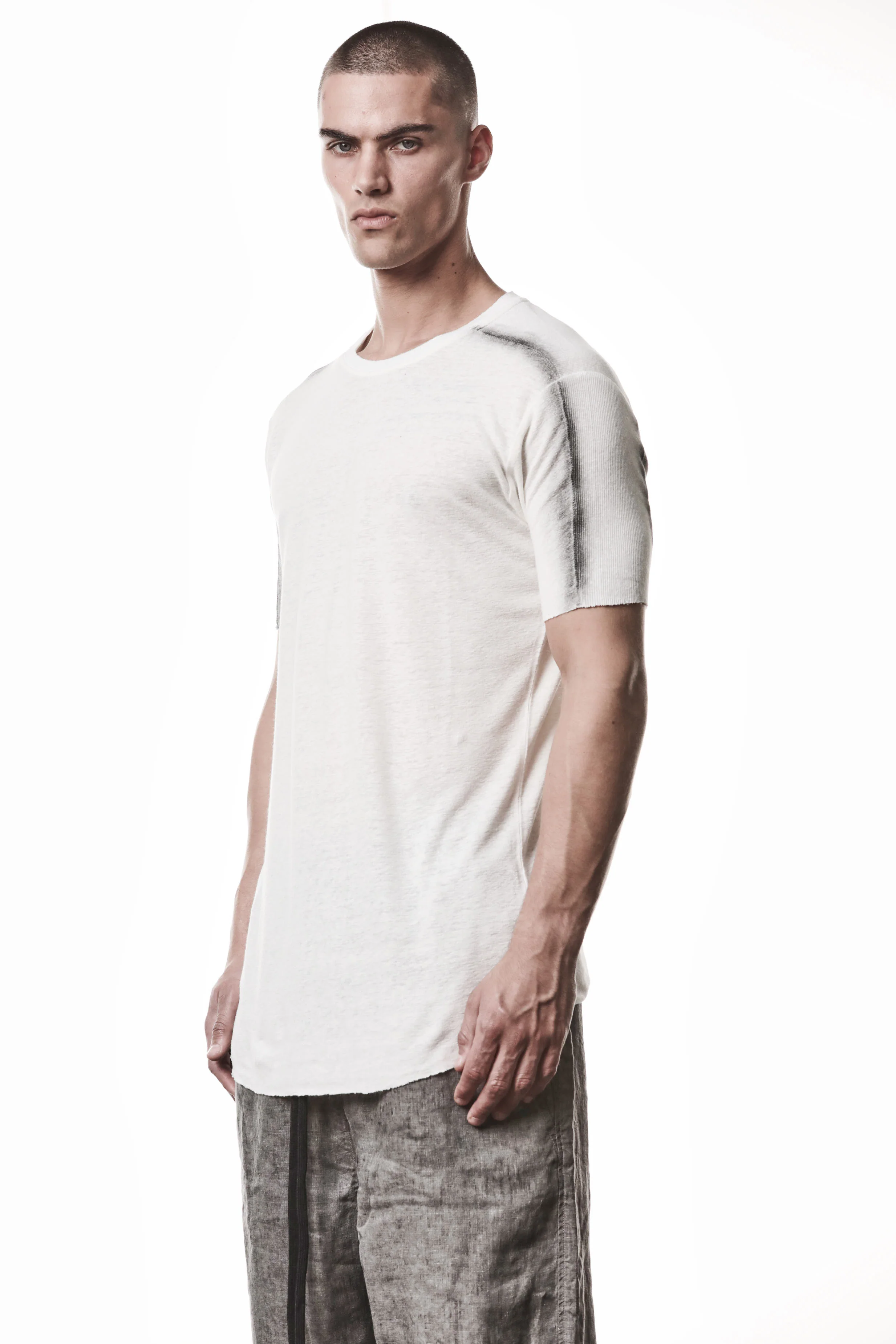thom/krom M TS 927 Tee - Off White - Image 2