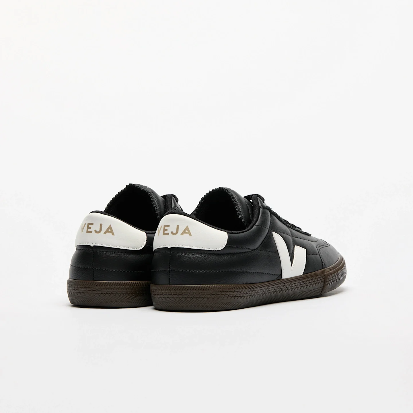 Veja Mens Panenka O.T. Leather - Black/White - Image 3