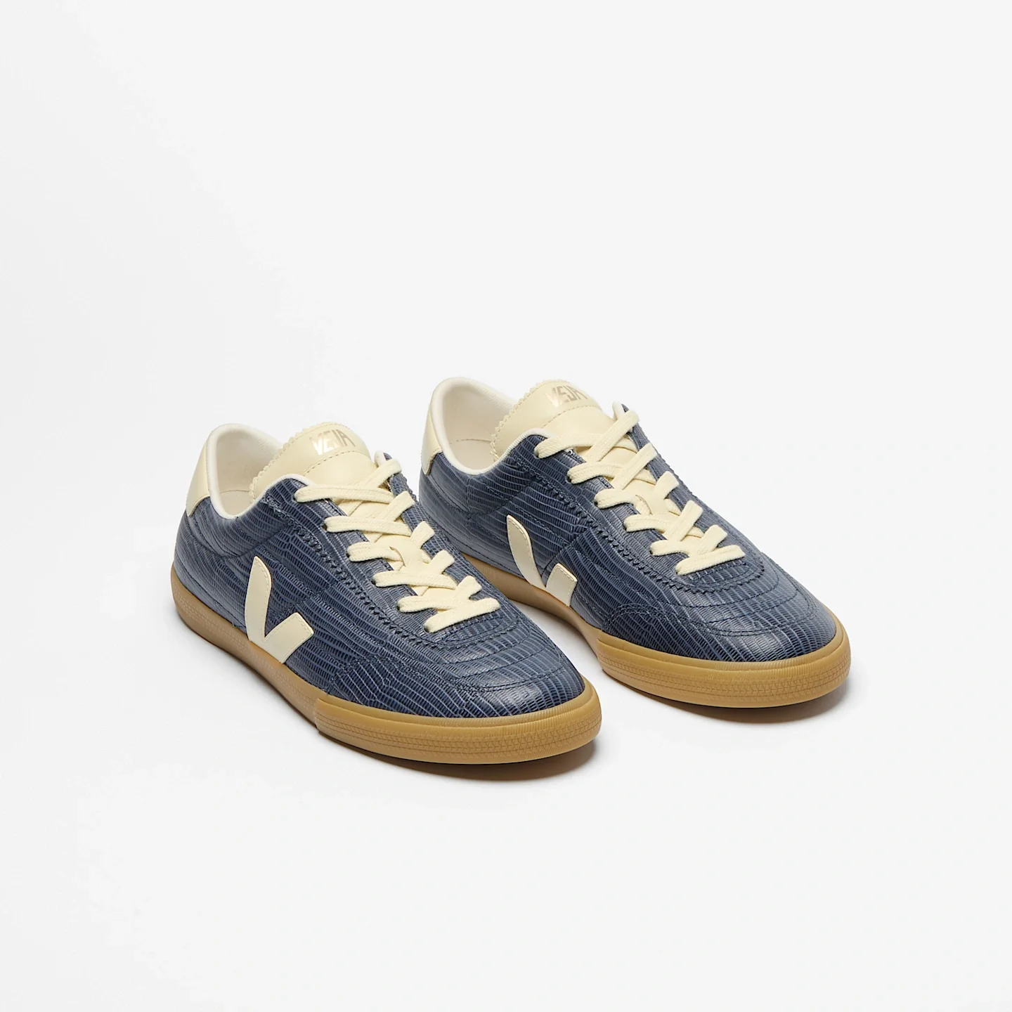 Veja Mens Panenka Dragon Leather Sneakers - Night - Image 2