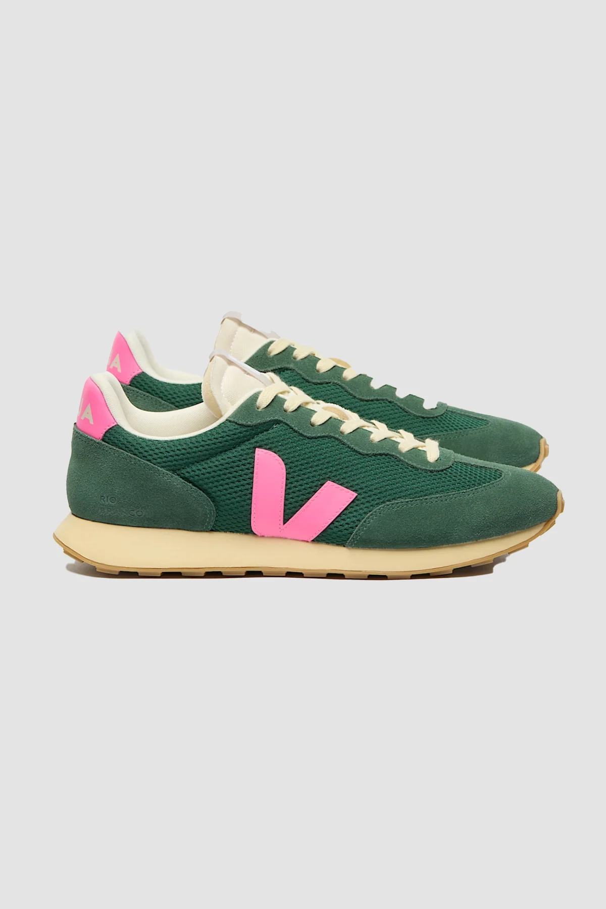 Veja Womens Rio Branco II Alveomesh Sneakers - Poker Sari