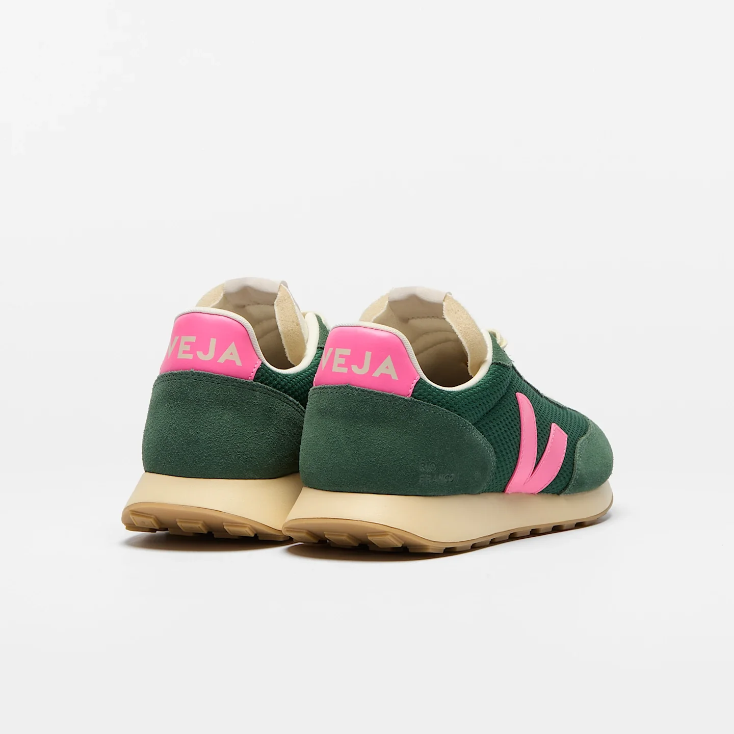 Veja Womens Rio Branco II Alveomesh Sneakers - Poker Sari - Image 3