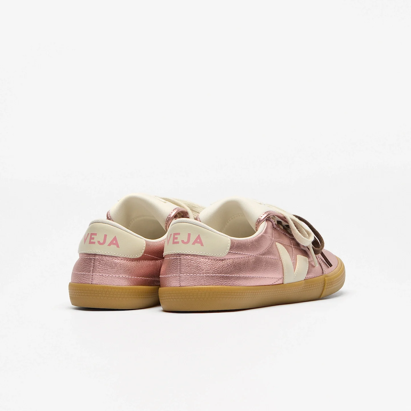 Veja Womens x Magliano Panenka Sneakers - Nacre/Pink - Image 3