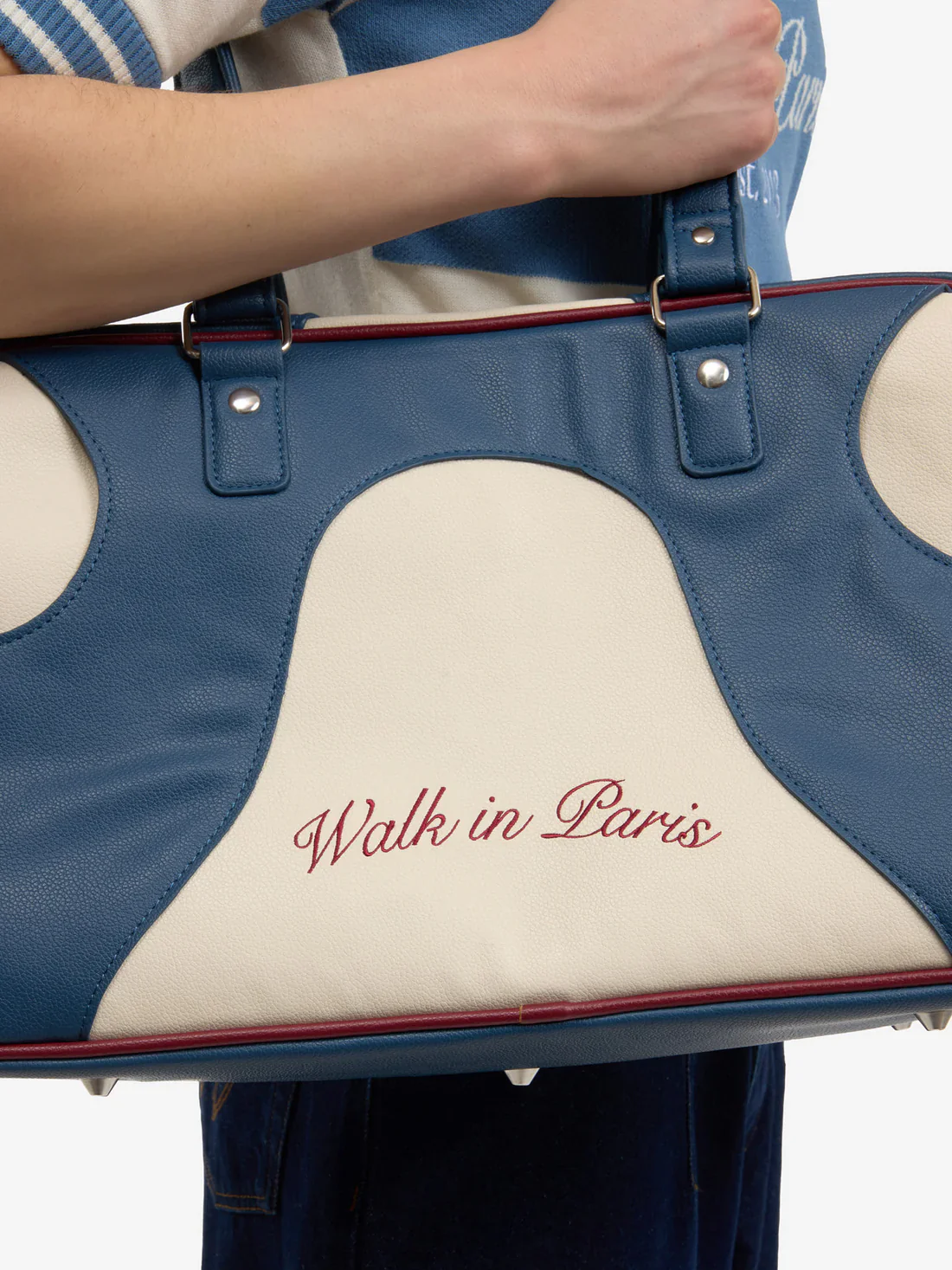 Walk in Paris Duffle Bag - Blue - Image 3