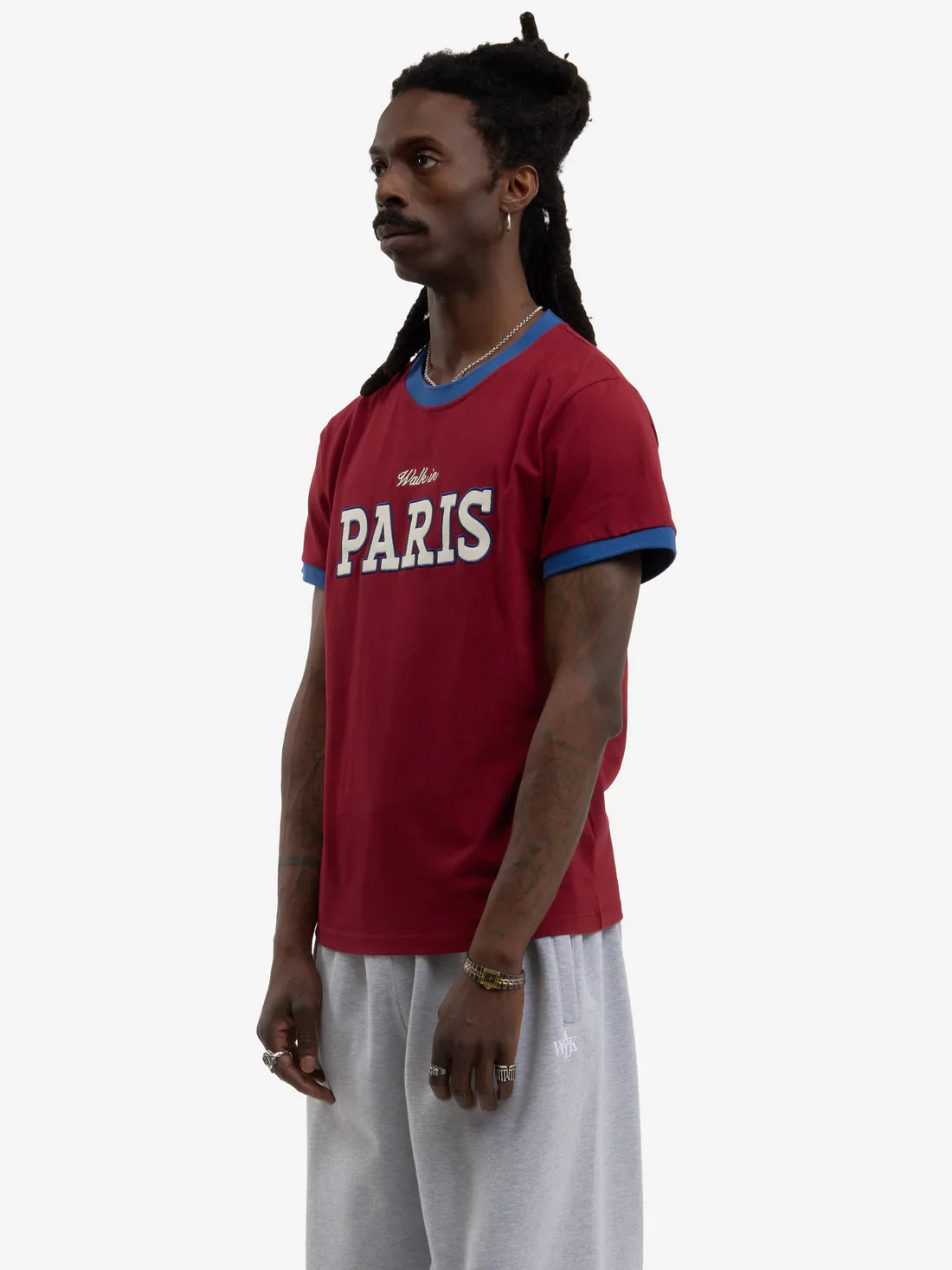 Walk in Paris I Love Paris Tee – Red - Image 2