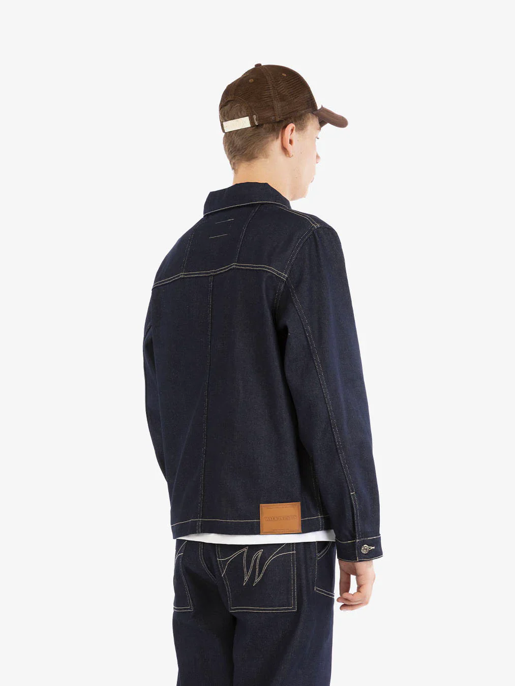Walk in Paris Indigo Carpenter Jacket - Blue - Image 3