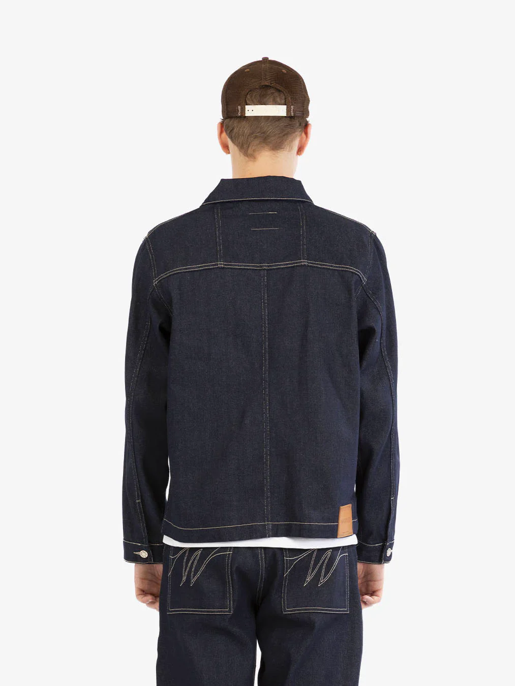 Walk in Paris Indigo Carpenter Jacket - Blue - Image 4