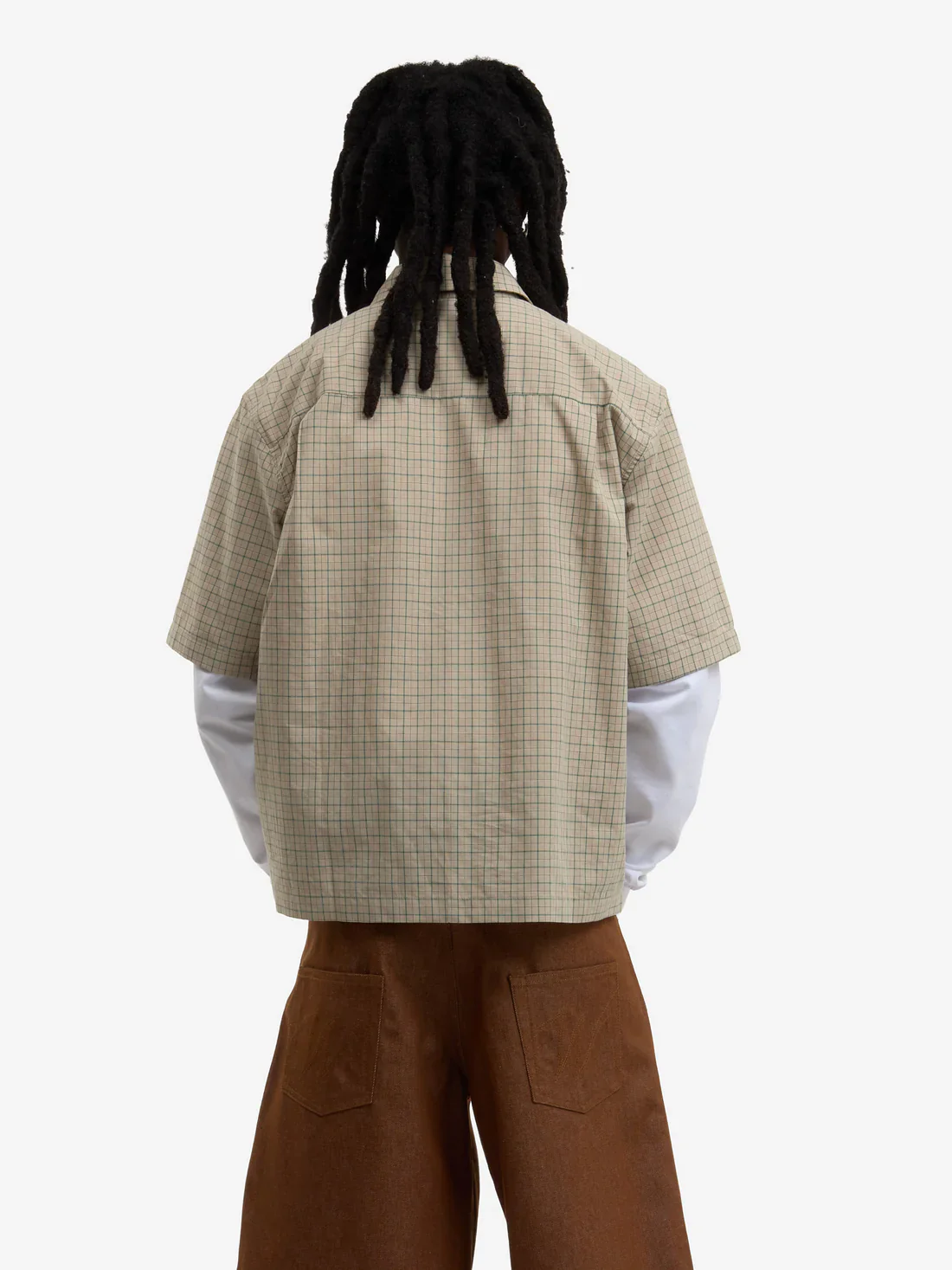 Walk in Paris Short Sleeve Shirt - Beige - Image 3