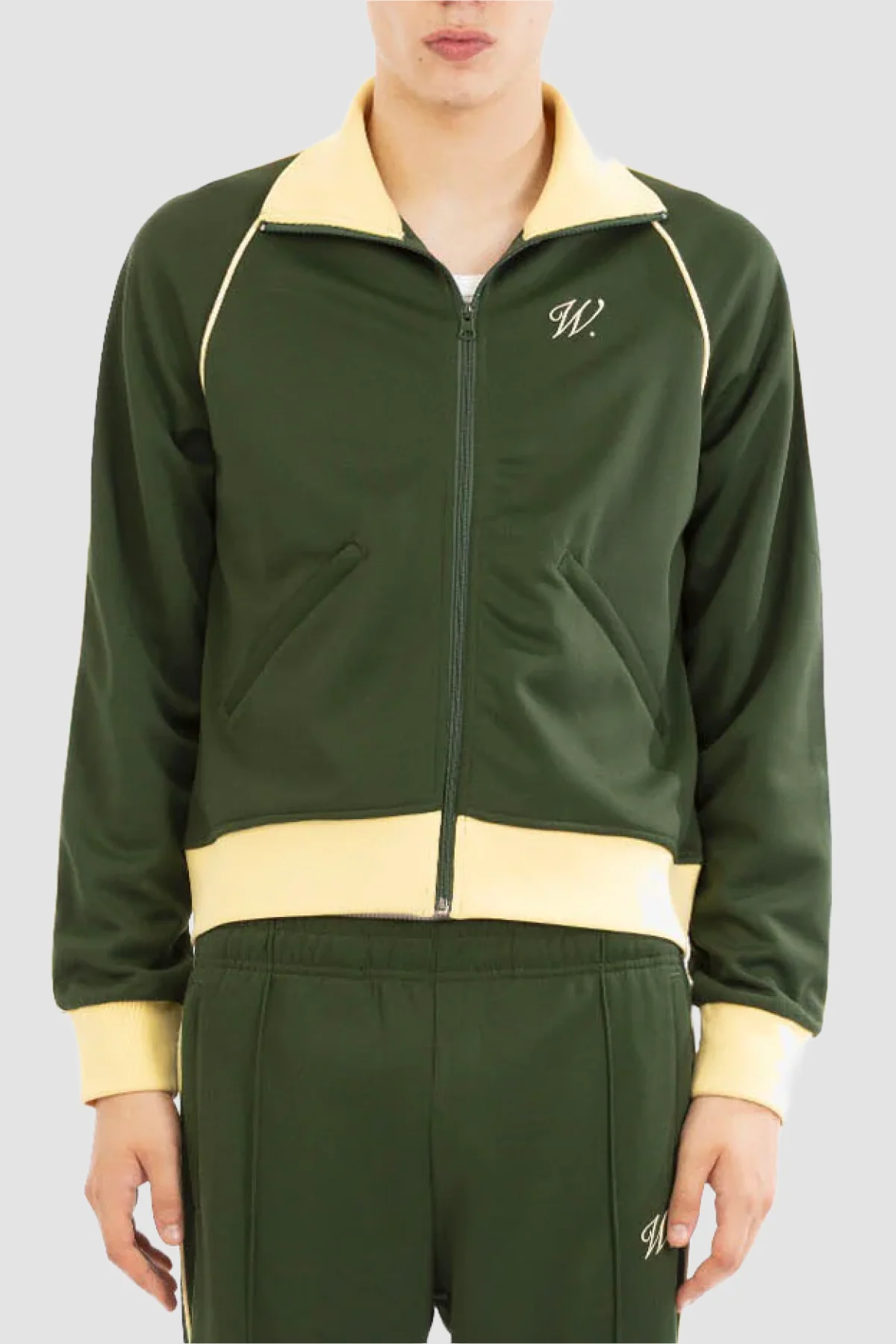 Walk in Paris Signature Jogging Jacket - Green