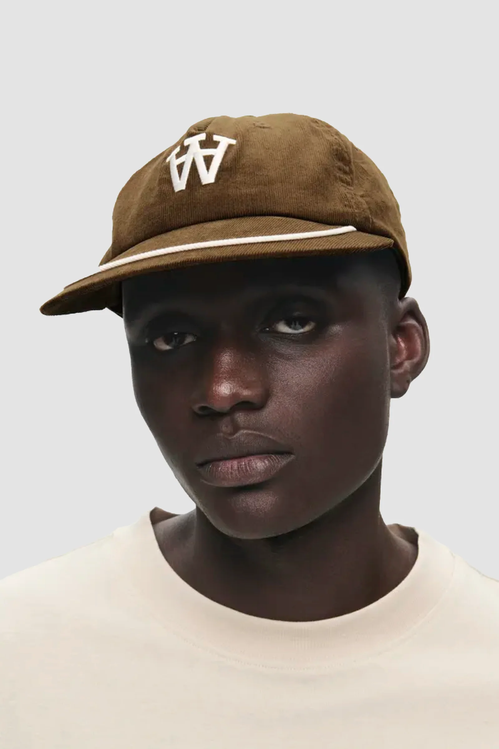 WOOD WOOD Bob CS Cordoroy Cap - Brown