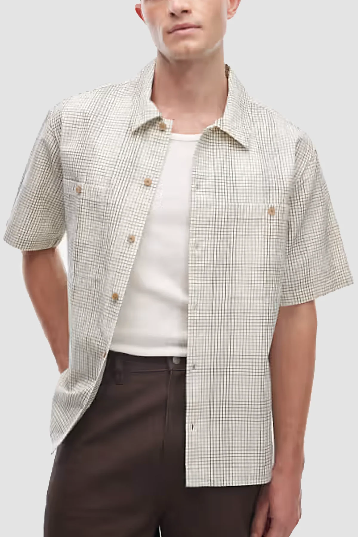 WOOD WOOD Cooper SS Shirt - White