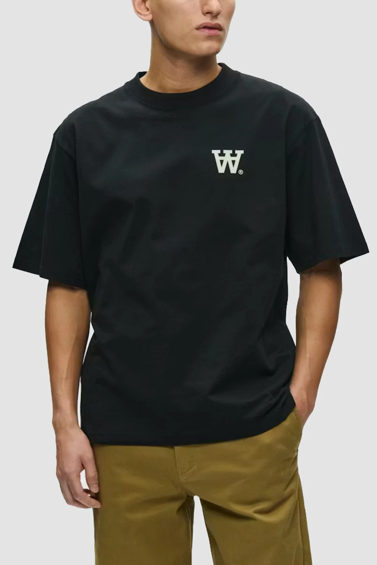 WOOD WOOD Liam Fence Tee - Black
