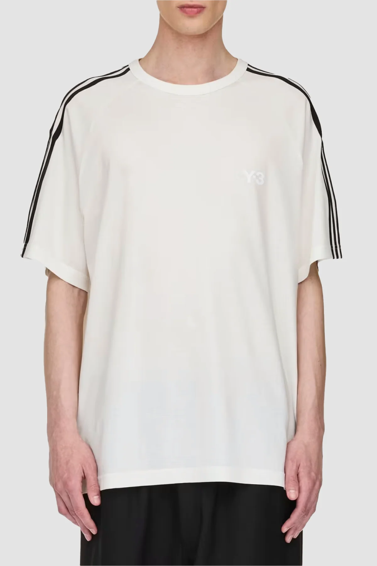 Y-3 3-Stripes S/S - White