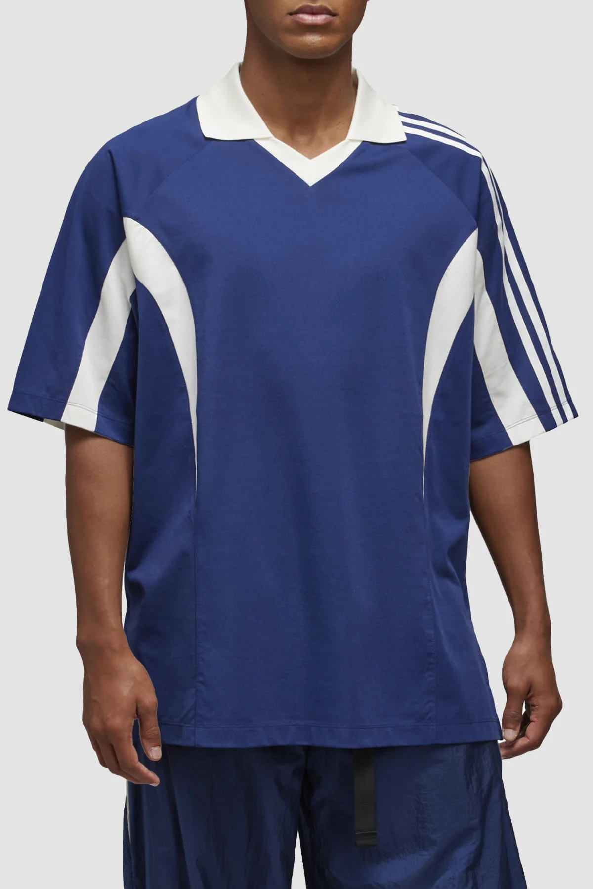 Y-3 Cut Line Tee - Dark Blue