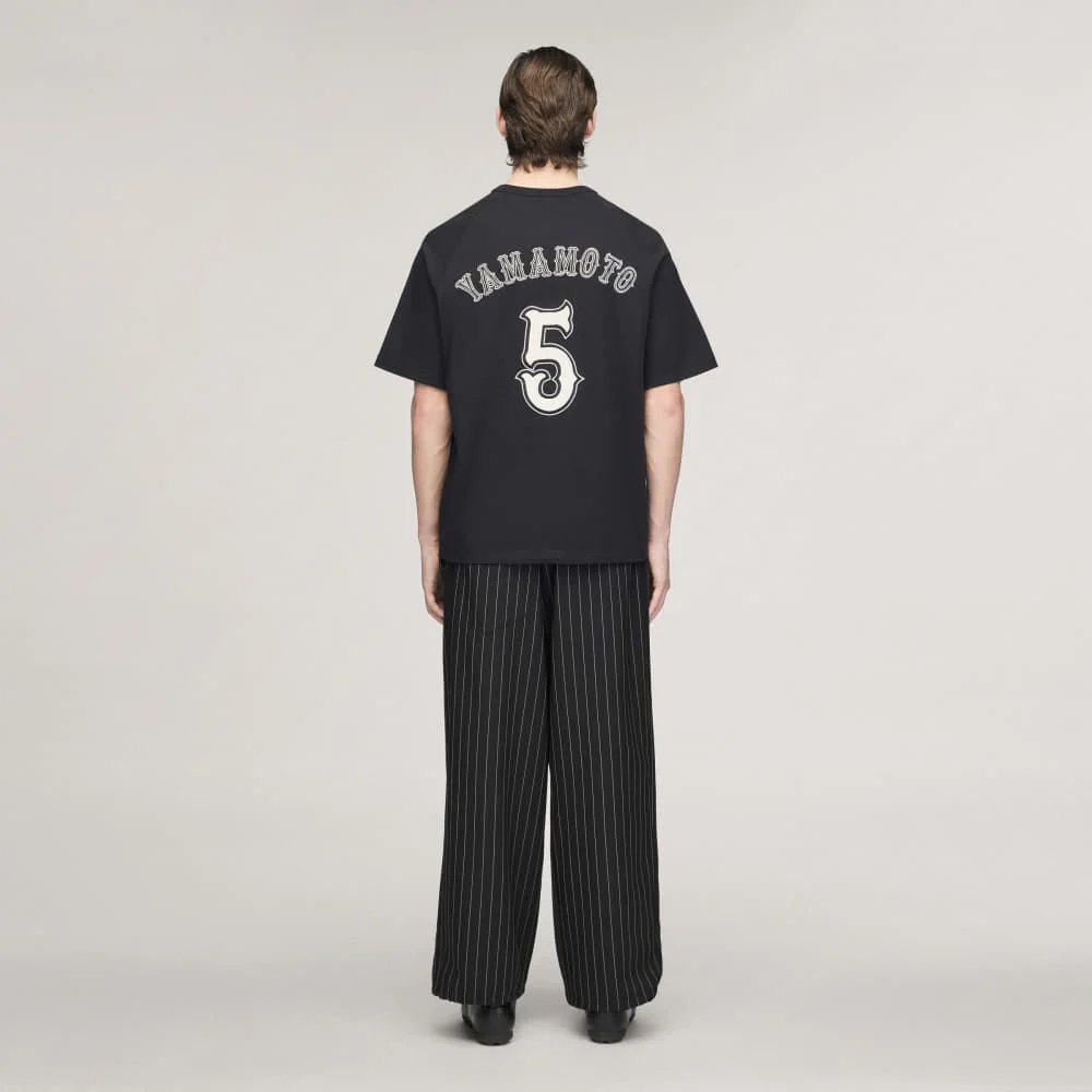 Y-3 Elite 5 GFX SS Tee - Black - Image 3