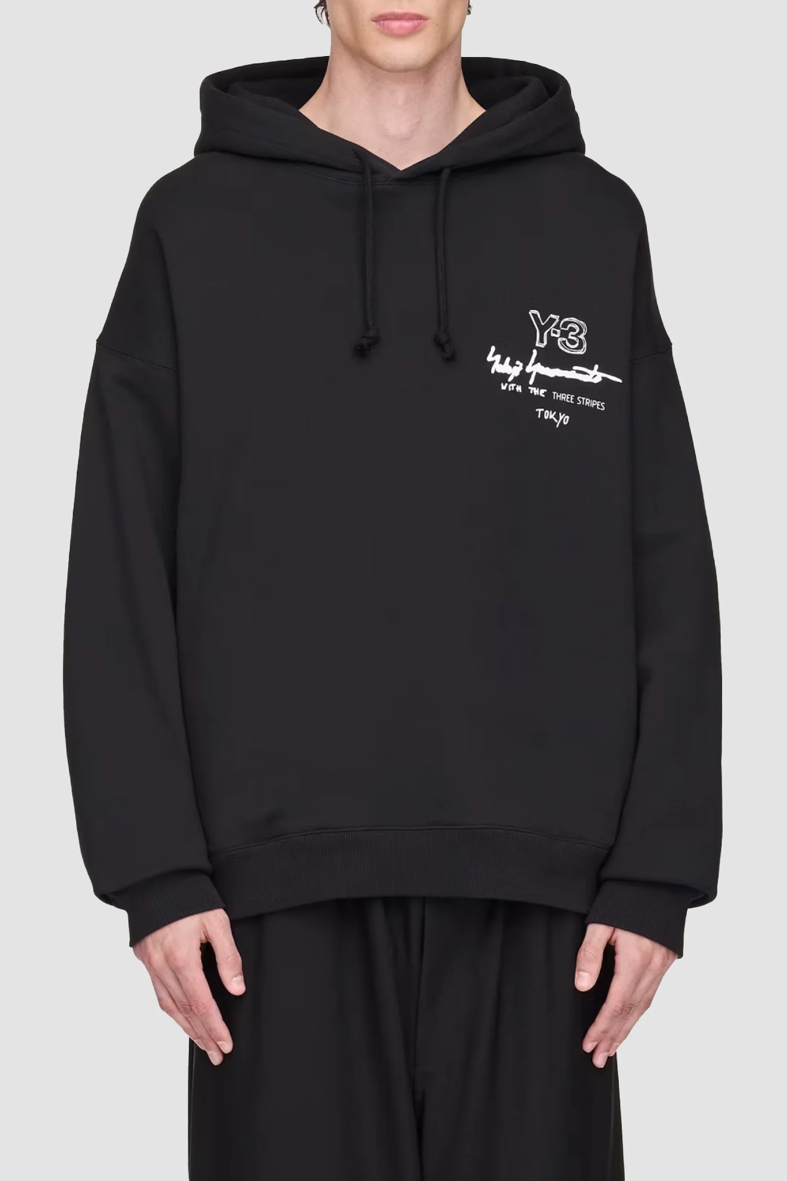 Y-3 Graphic FT Hoodie - Black