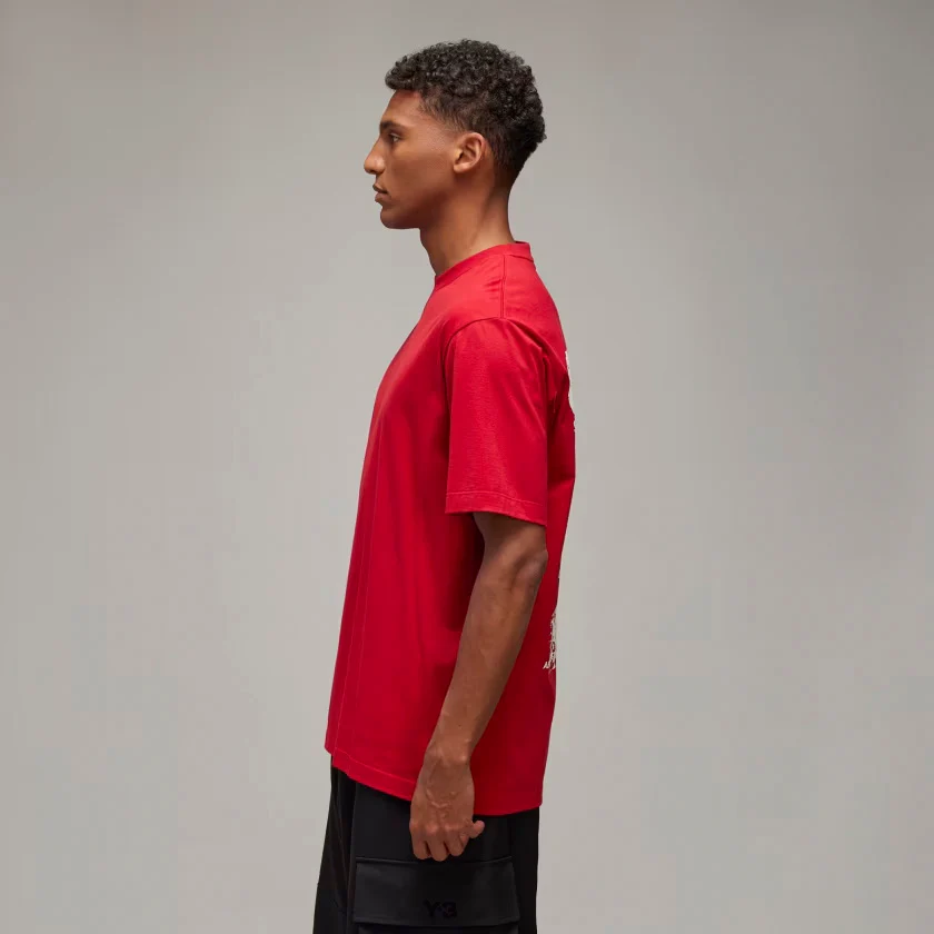 Y-3 Graphic S/S Tee - Red - Image 2