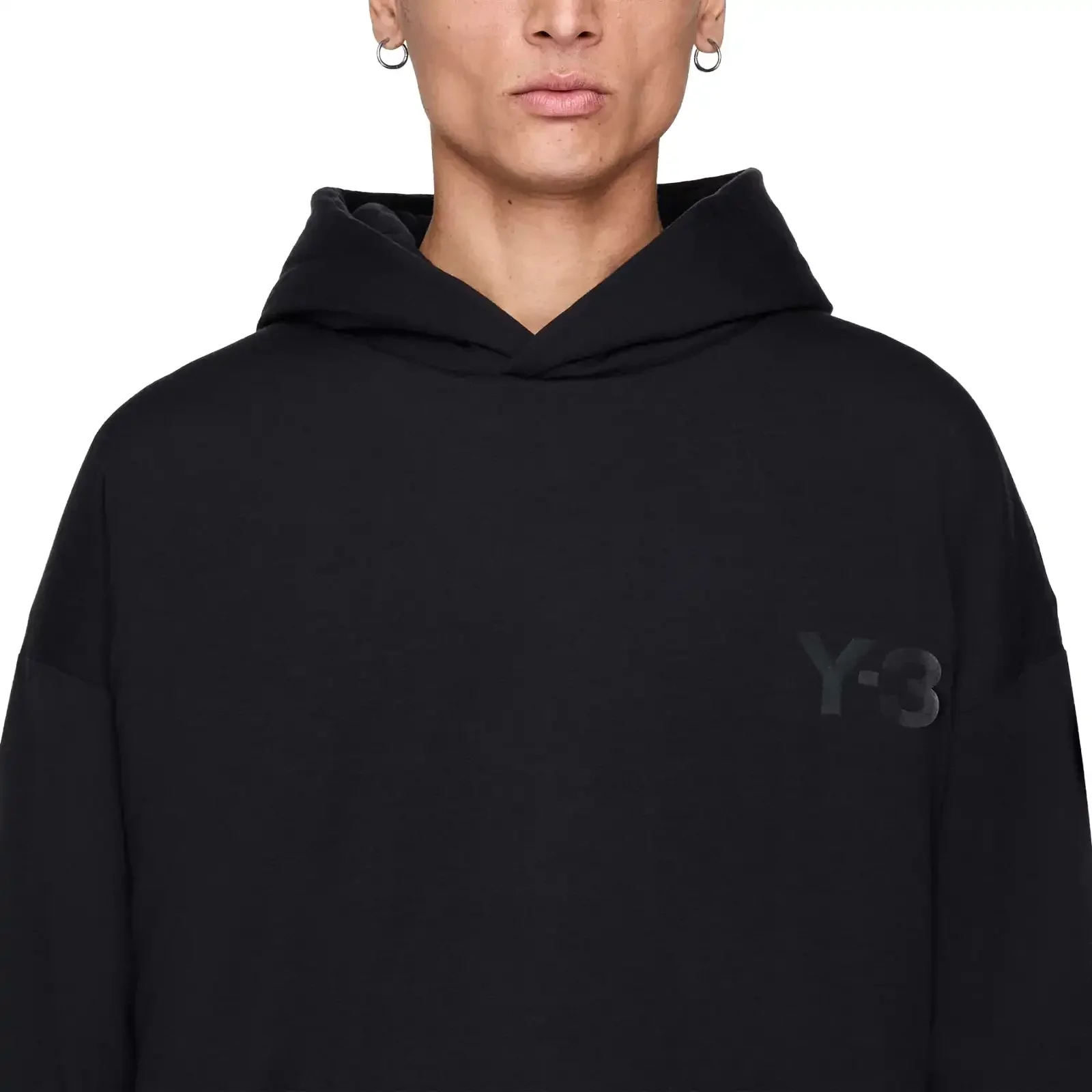 Y-3 Padded Hoodie - Black - Image 3