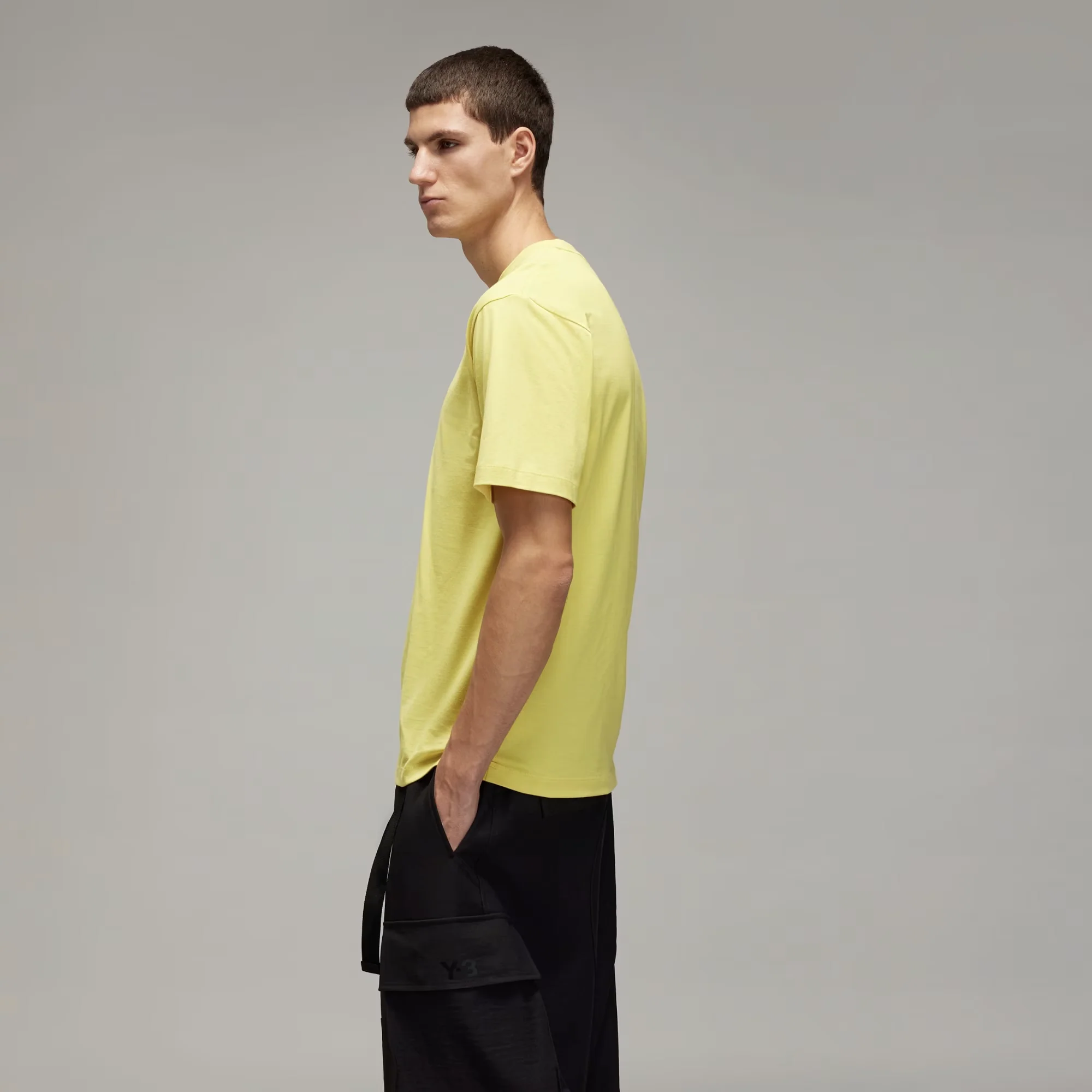 Y-3 REG S/S Tee - Yellow - Image 2
