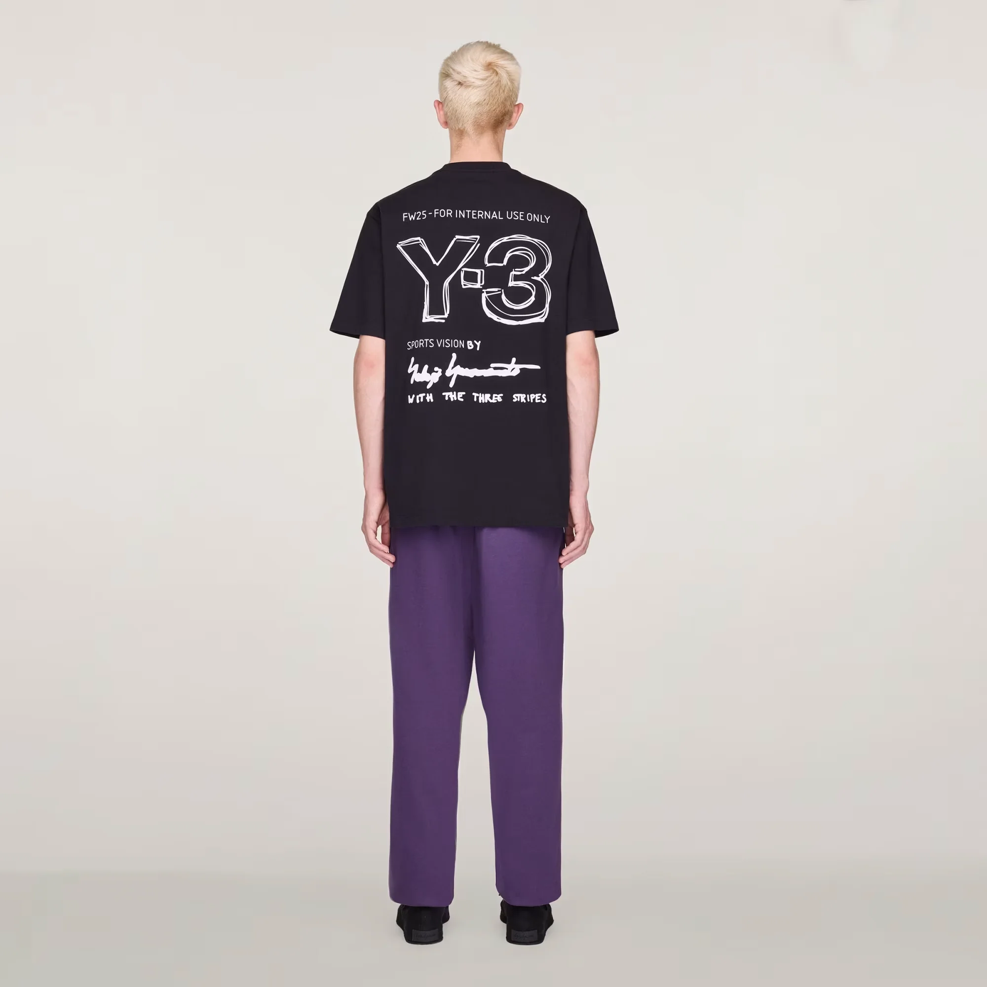 Y-3 S/S Tee - Black - Image 4