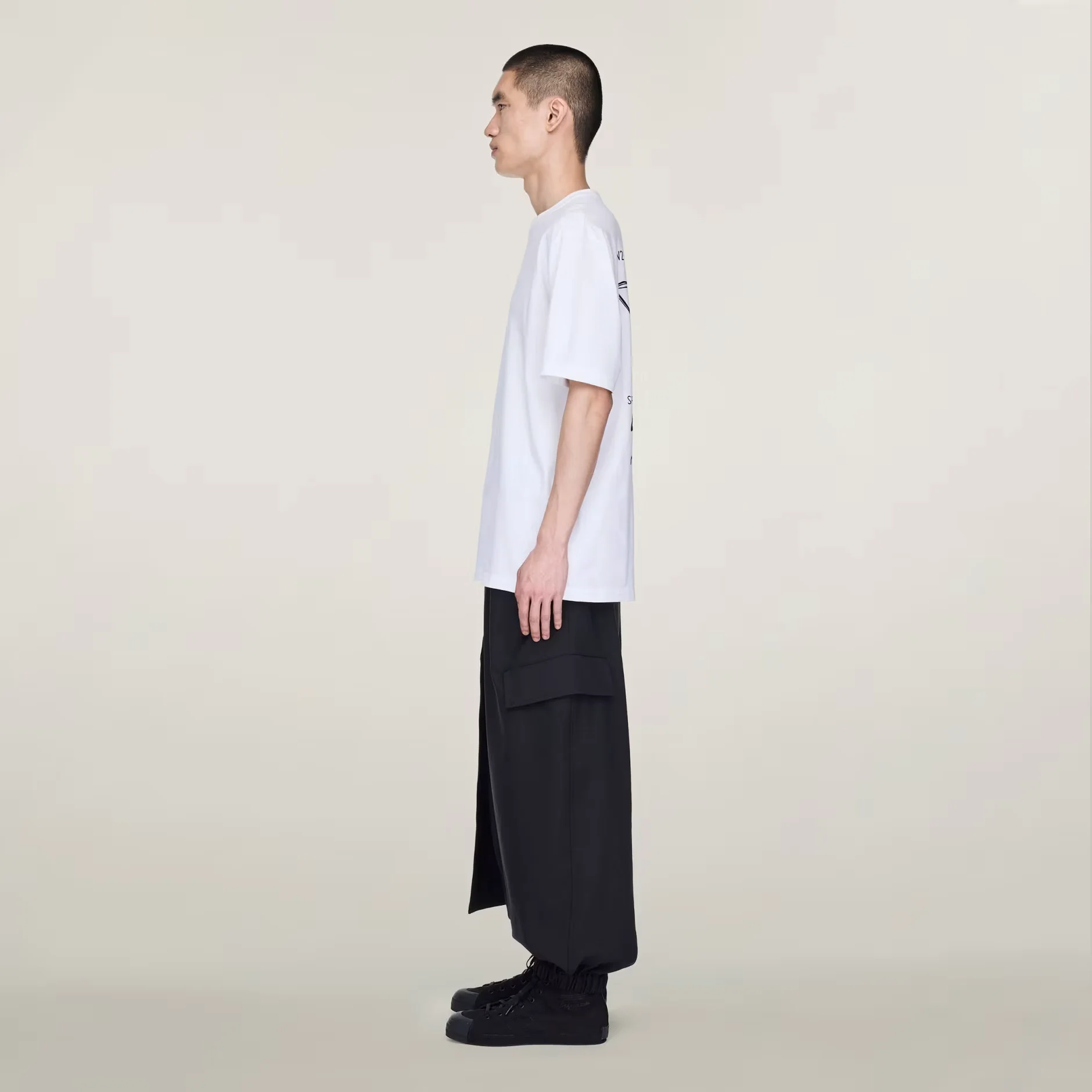 Y-3 S/S Tee - White - Image 3